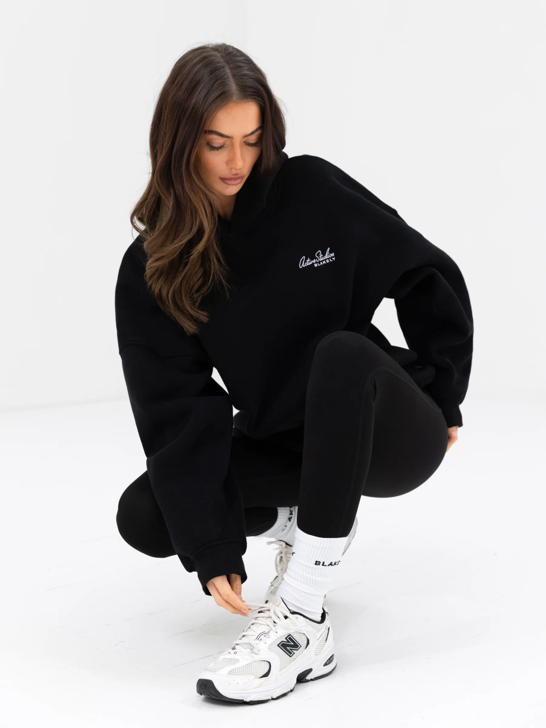 Addie Oversized Hoodie - Black - Image 2