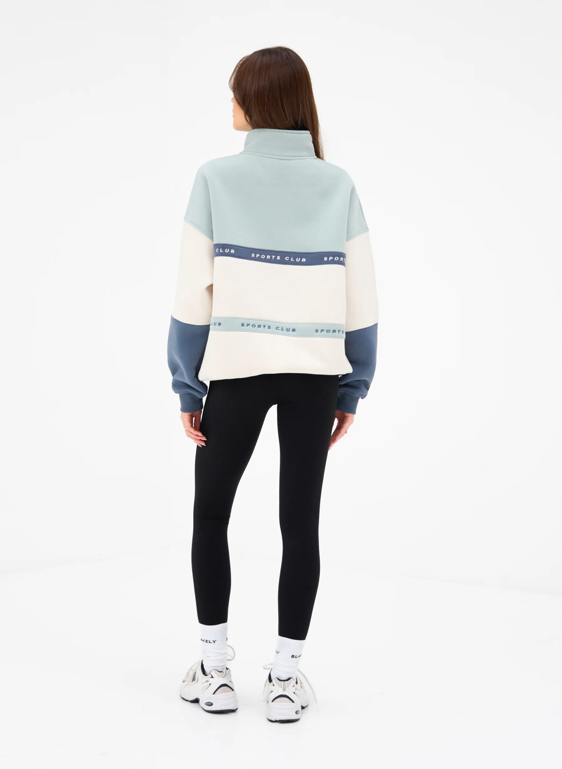 Alpine 1/4 Zip Jumper - Mineral Blue - Image 4