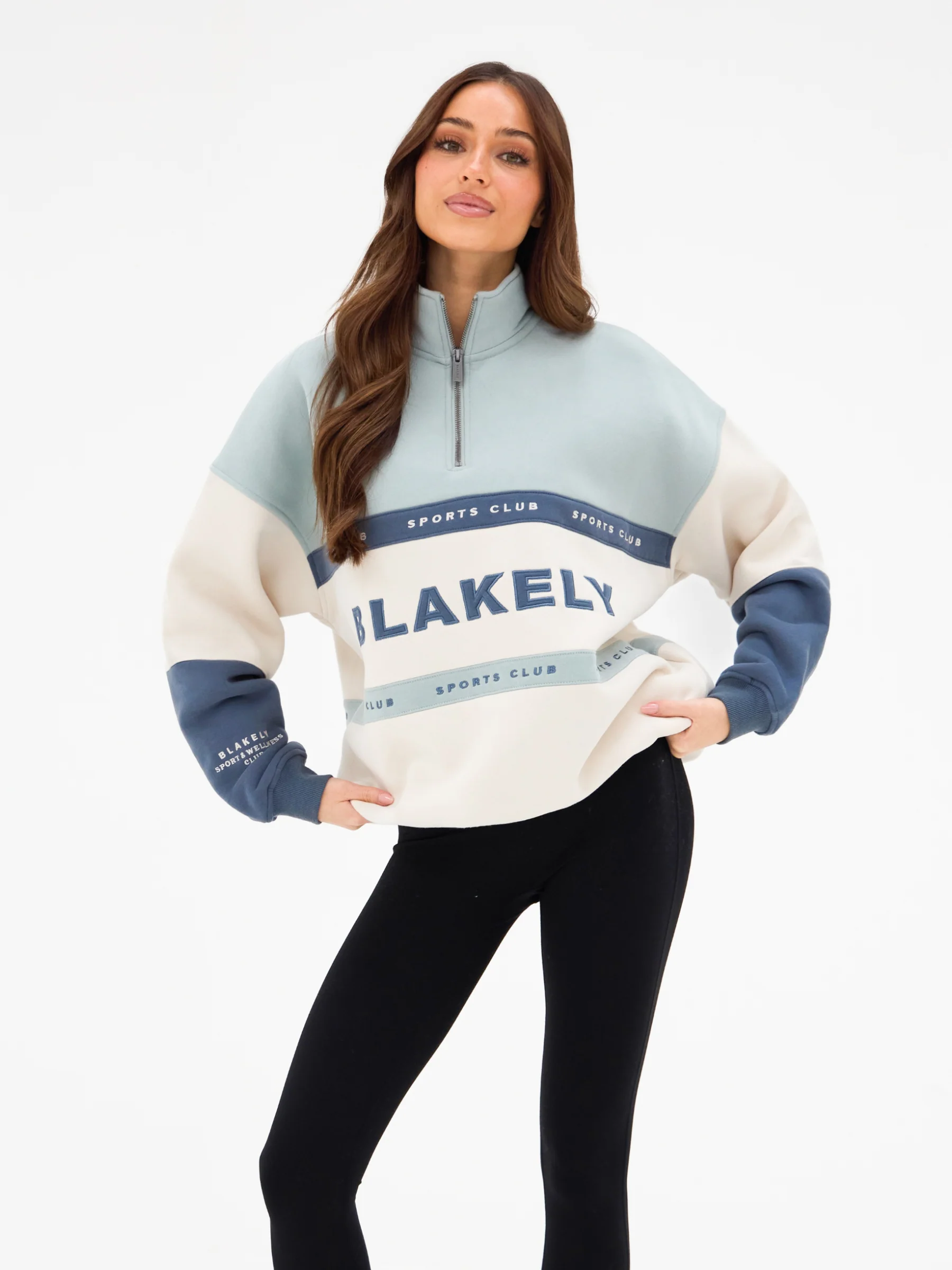 Alpine 1/4 Zip Jumper - Mineral Blue - Image 7