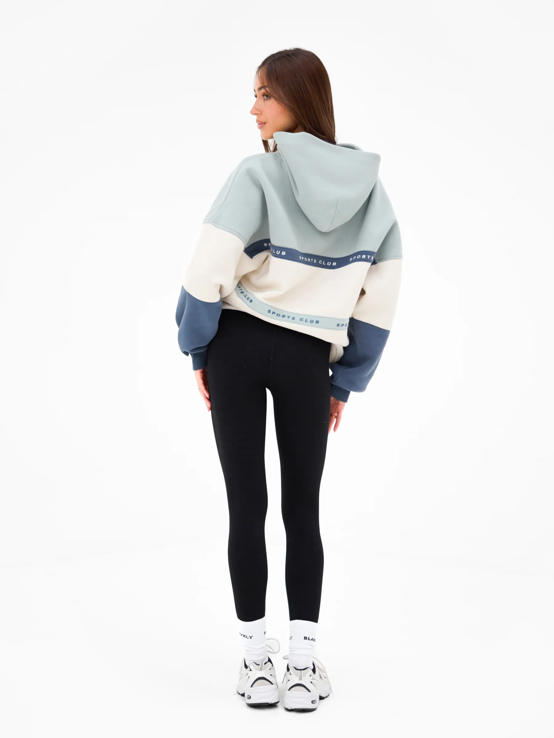 Alpine Oversized Hoodie - Mineral Blue - Image 4