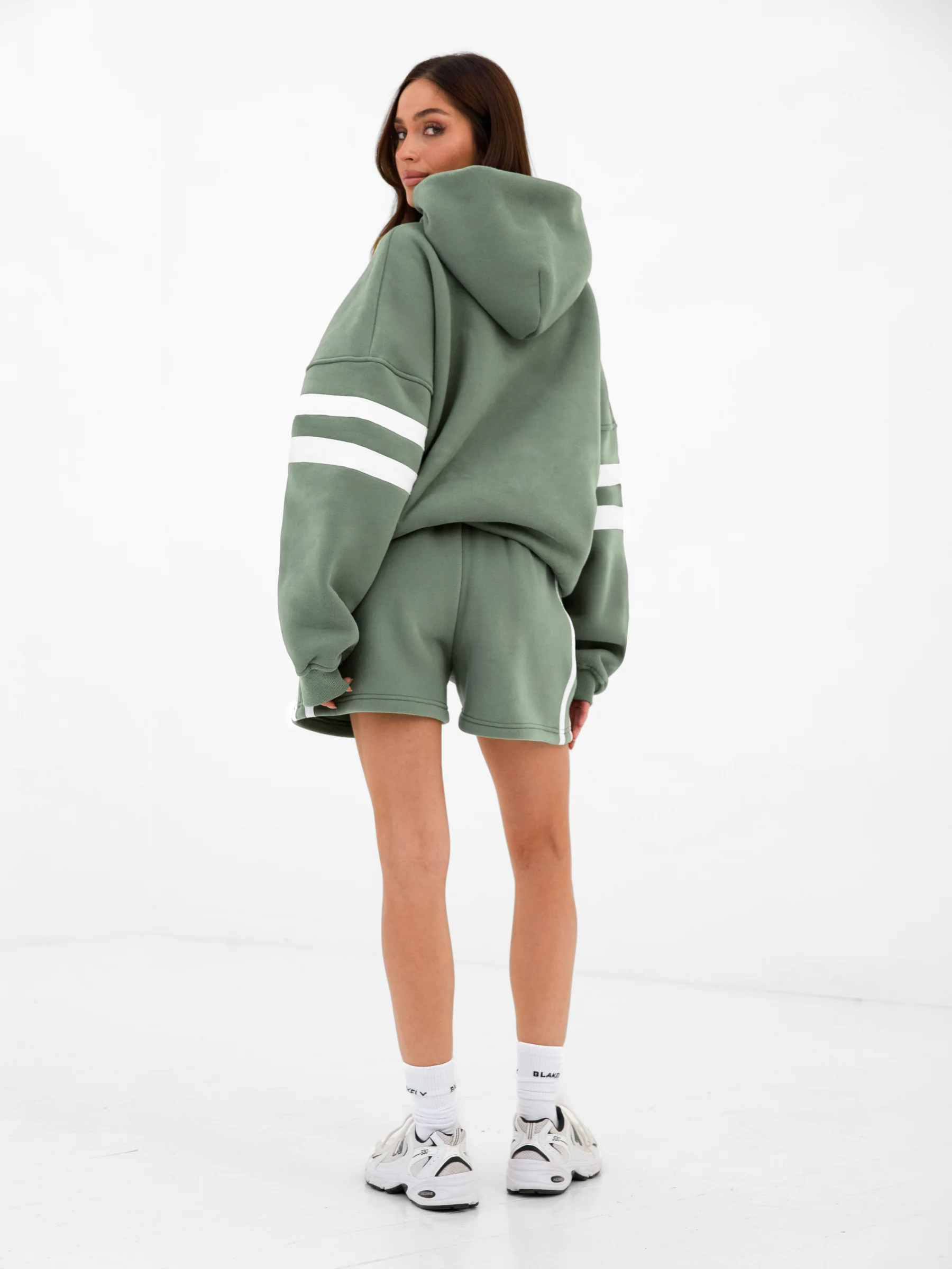 Amber Oversized Hoodie - Green - Image 4