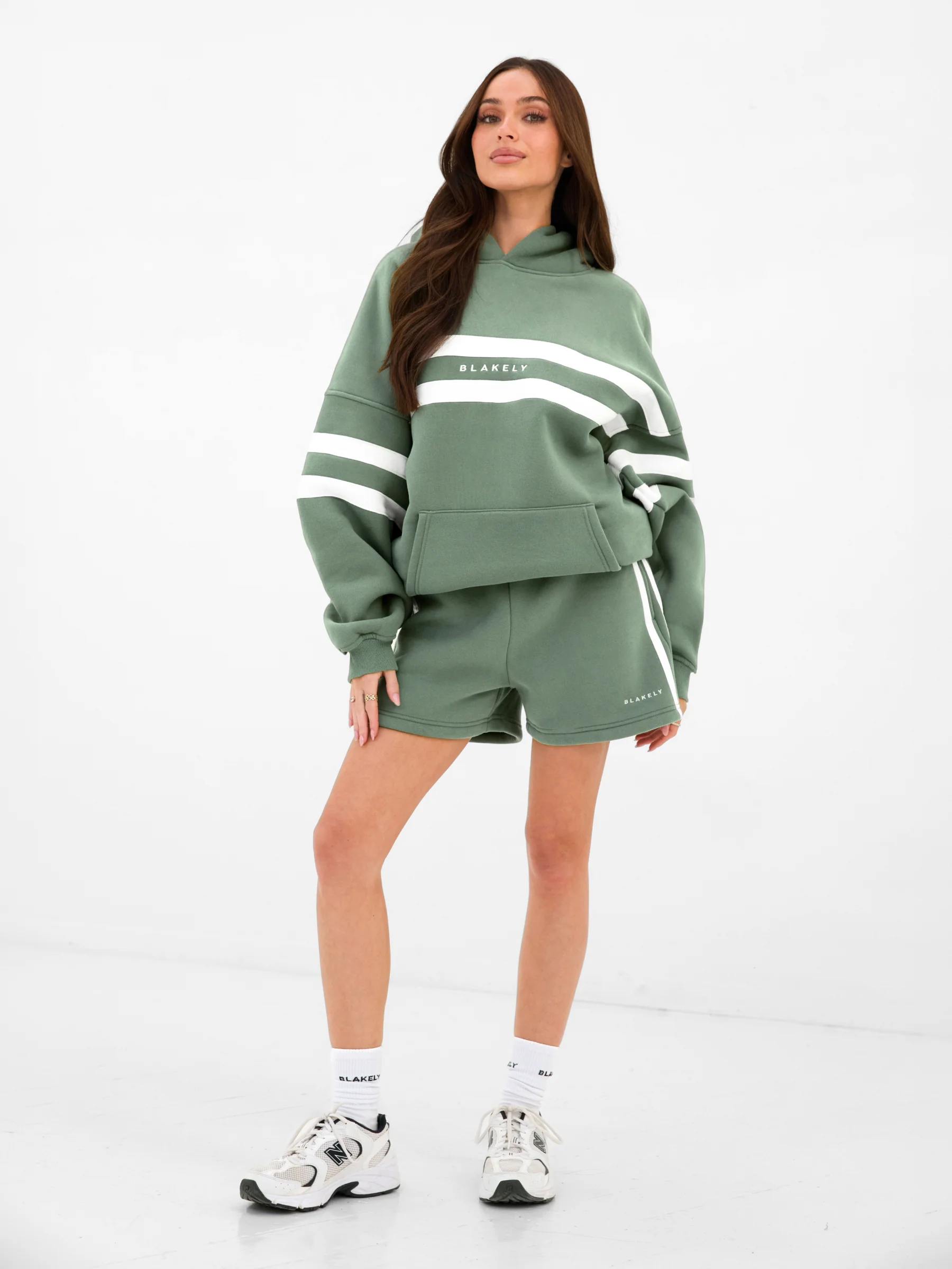 Amber Oversized Hoodie - Green - Image 5