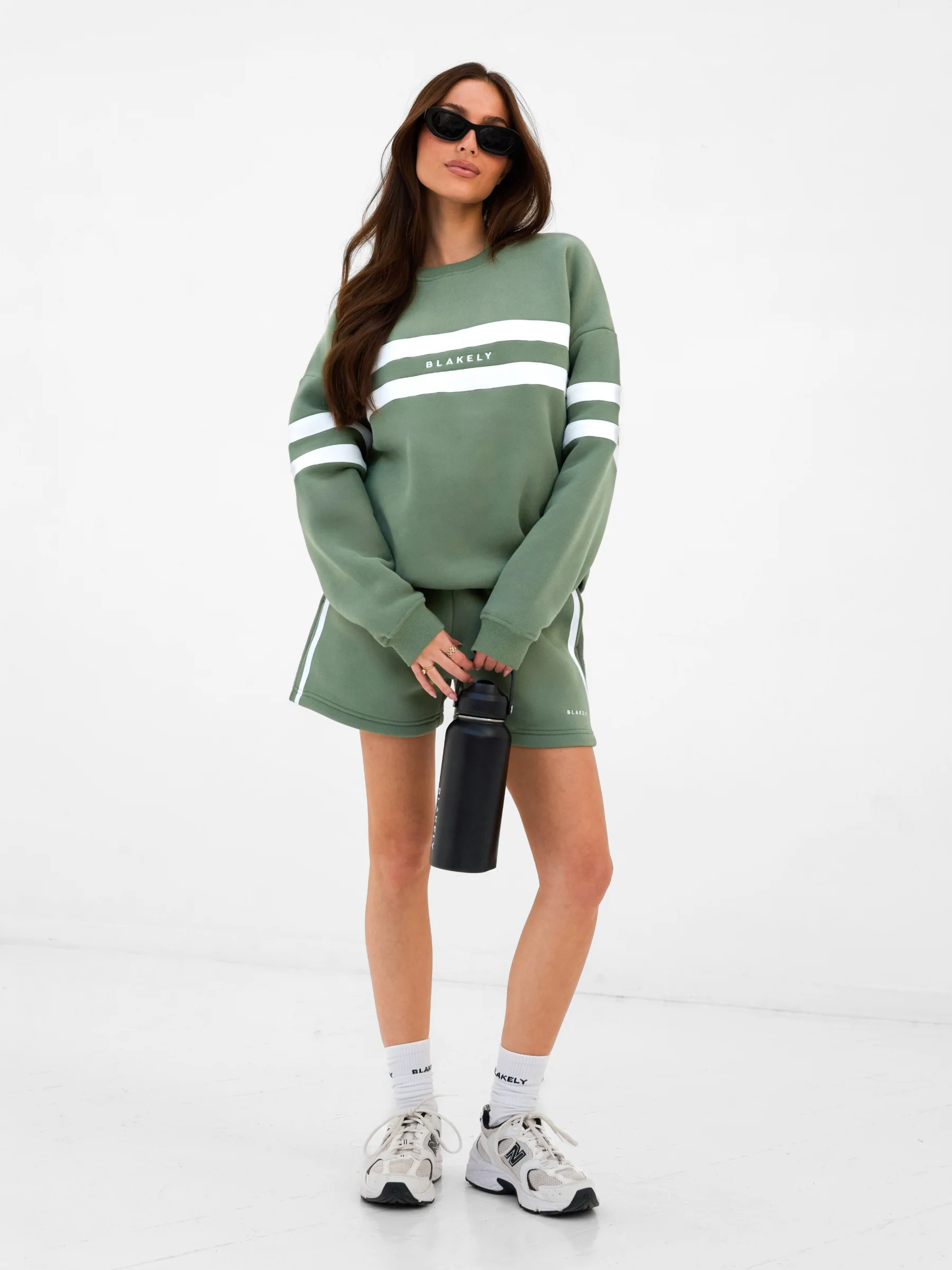 Amber Oversized Jumper - Green - Image 5