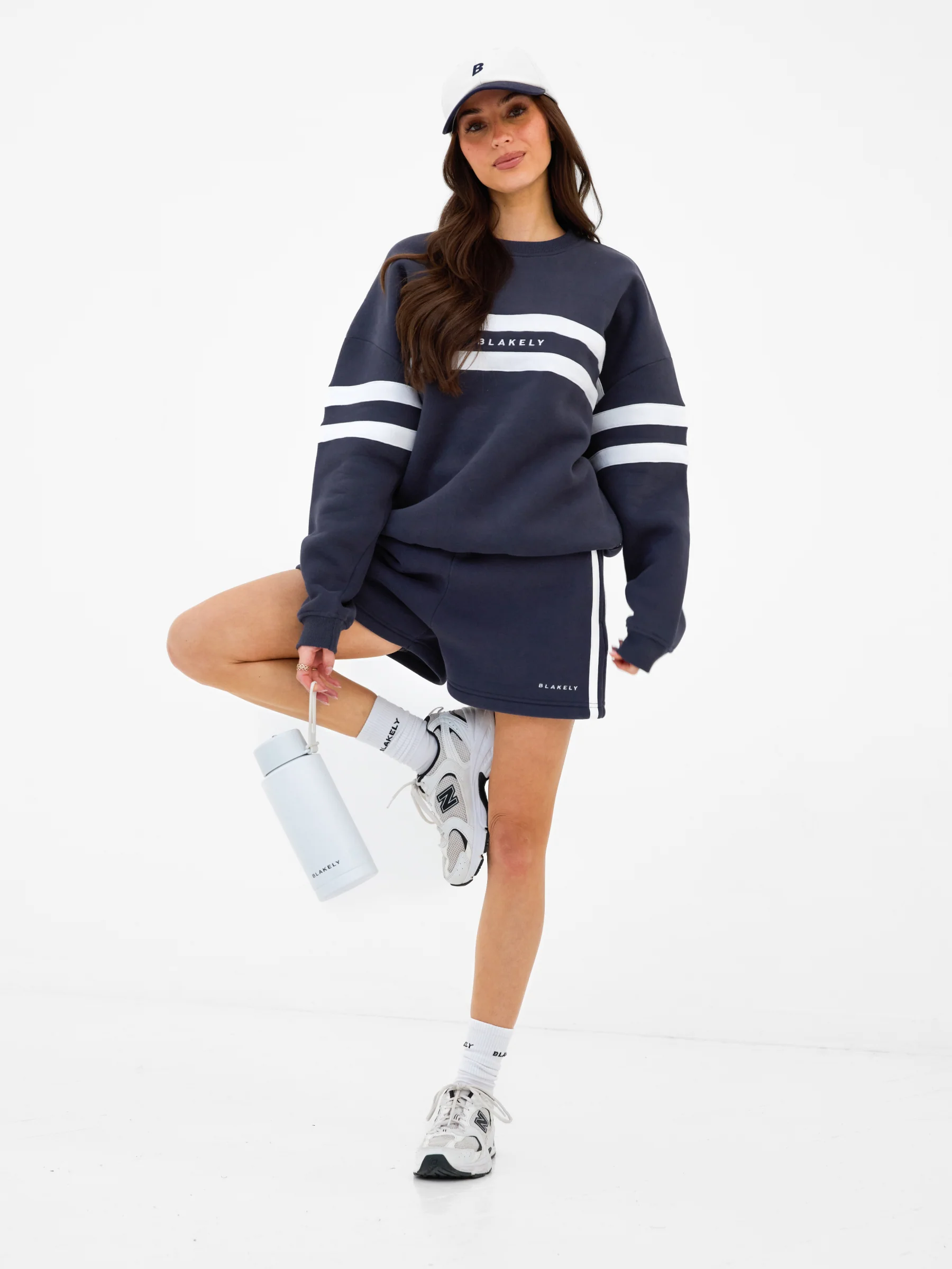 Amber Oversized Jumper - True Navy - Image 5