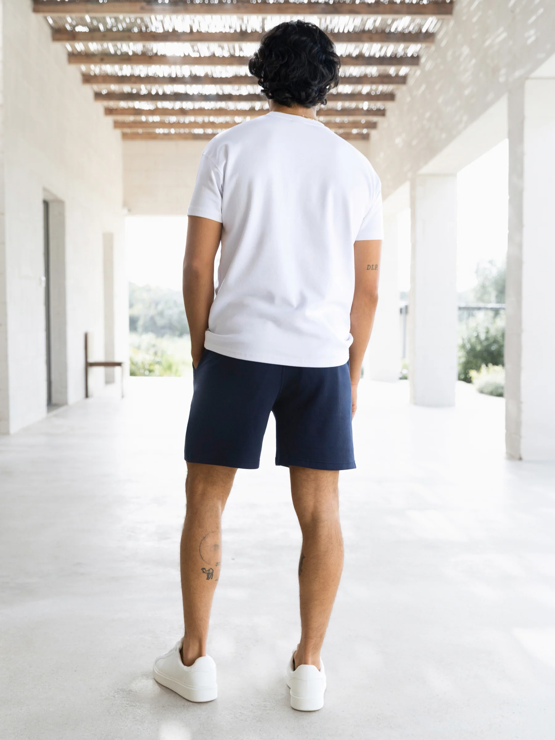 Ander Relaxed Shorts - Navy - Image 5