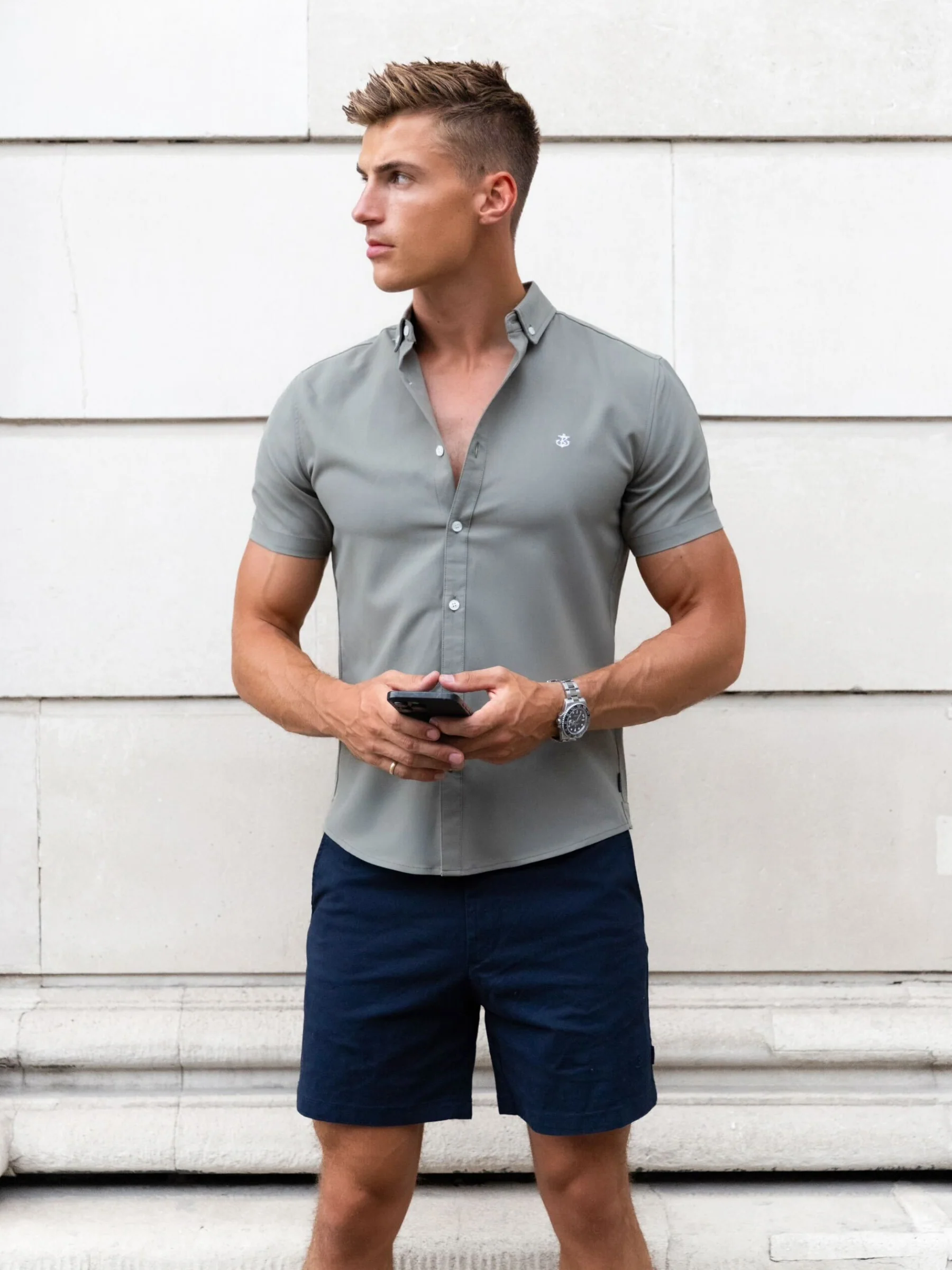 Anderson Short Sleeve Shirt - Safari Green - Image 2