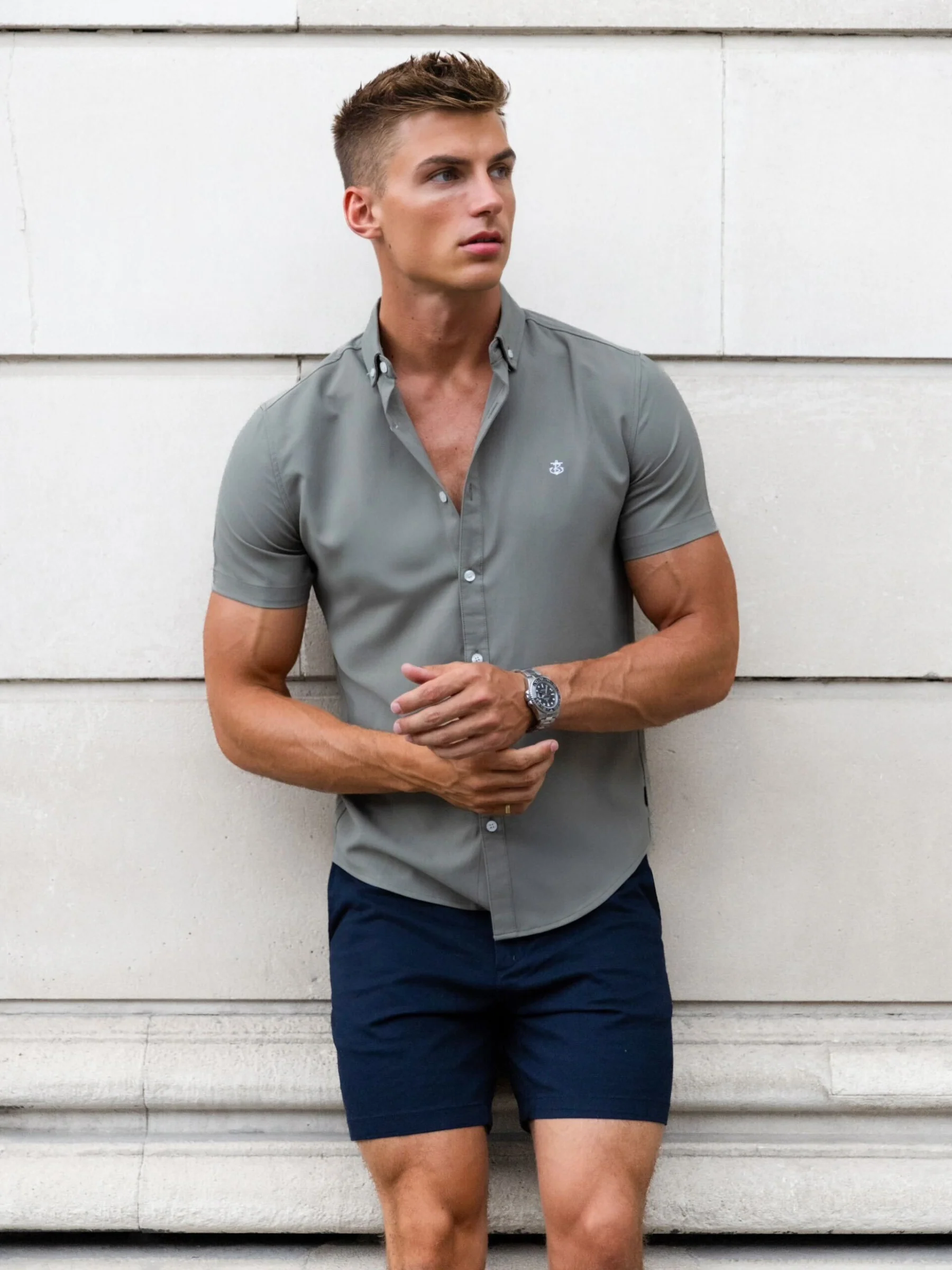 Anderson Short Sleeve Shirt - Safari Green - Image 6