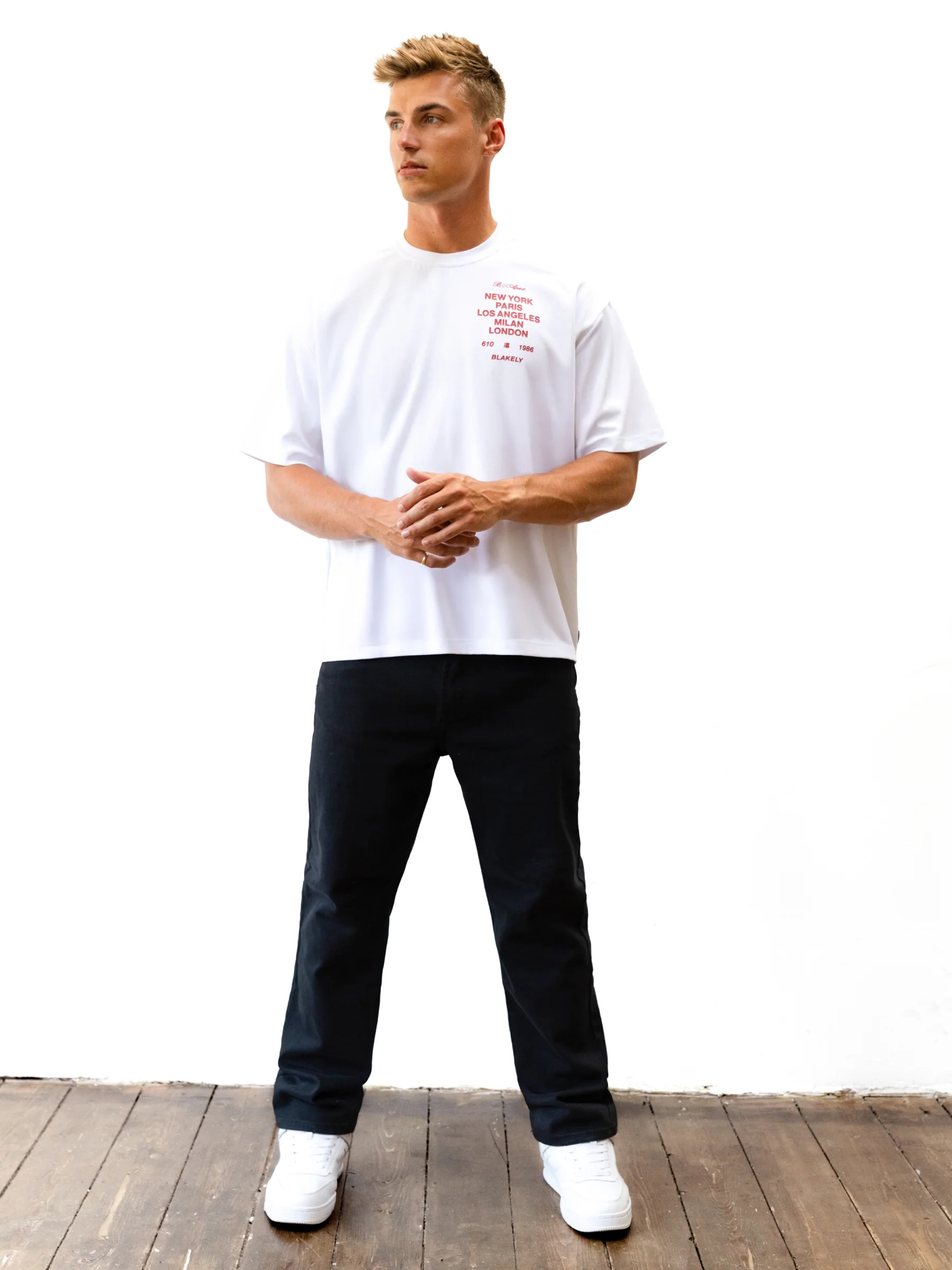 Apex 610 Unfitted T-Shirt - White - Image 3