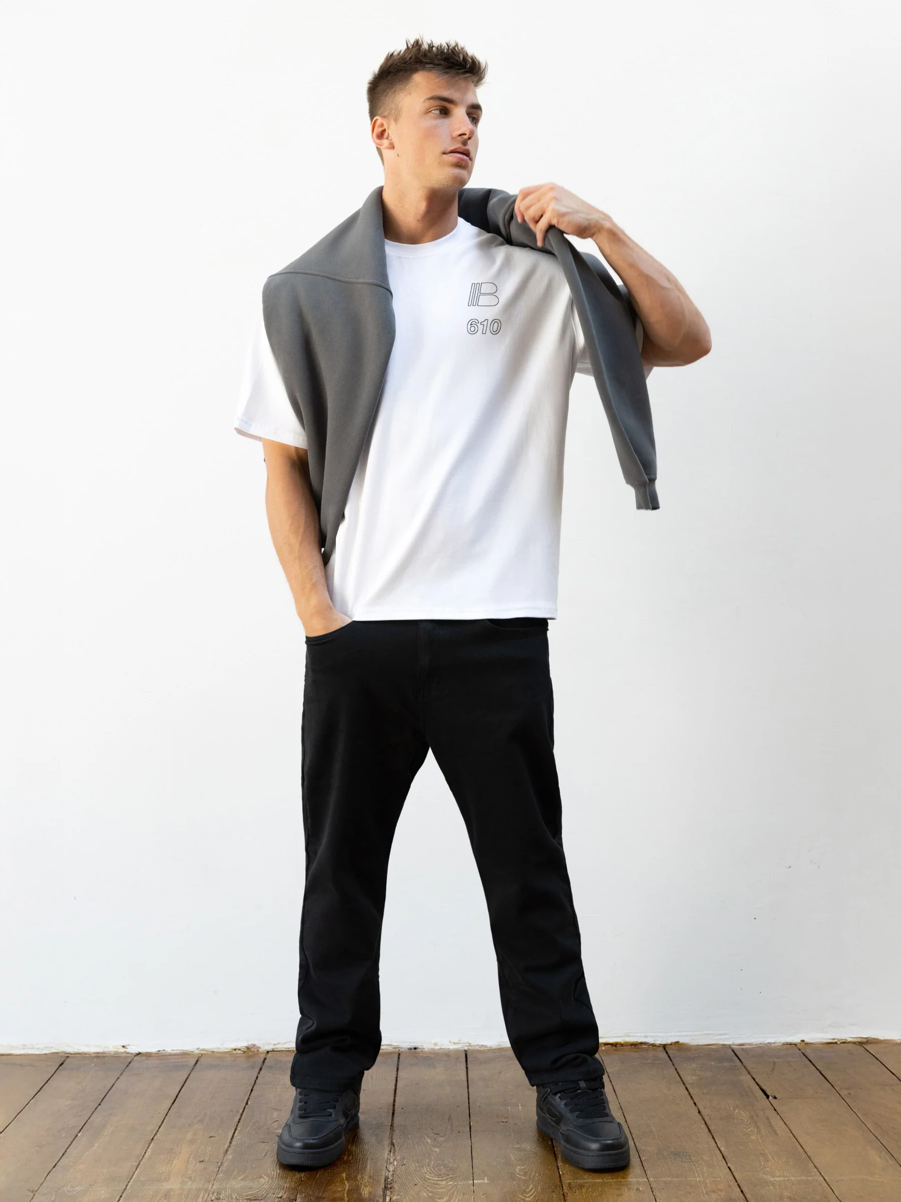 Apex City Unfitted T-Shirt - White - Image 6
