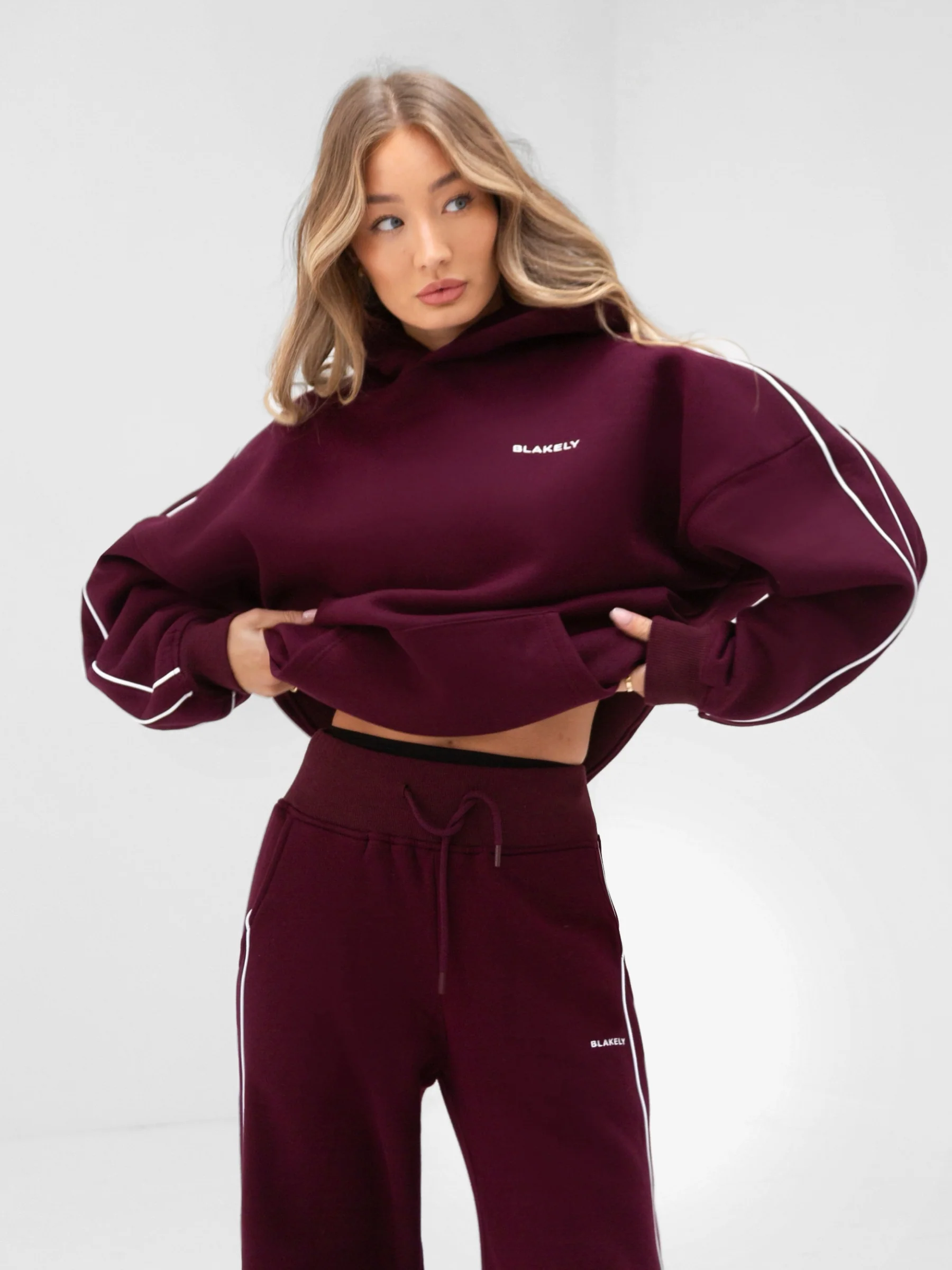 Apex Pro Oversized Hoodie - Dark Cherry