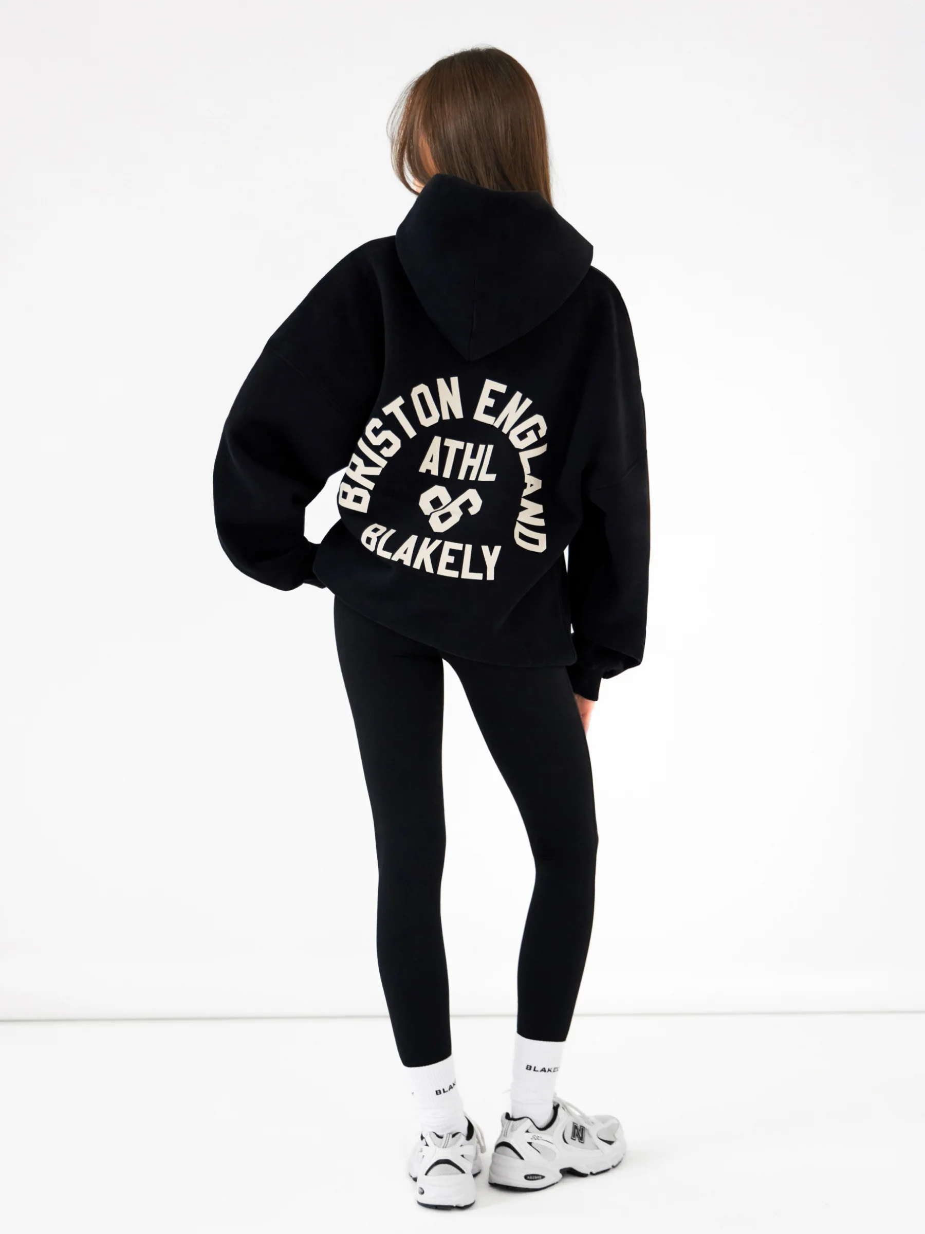 Briston Oversized Hoodie - Black - Image 4