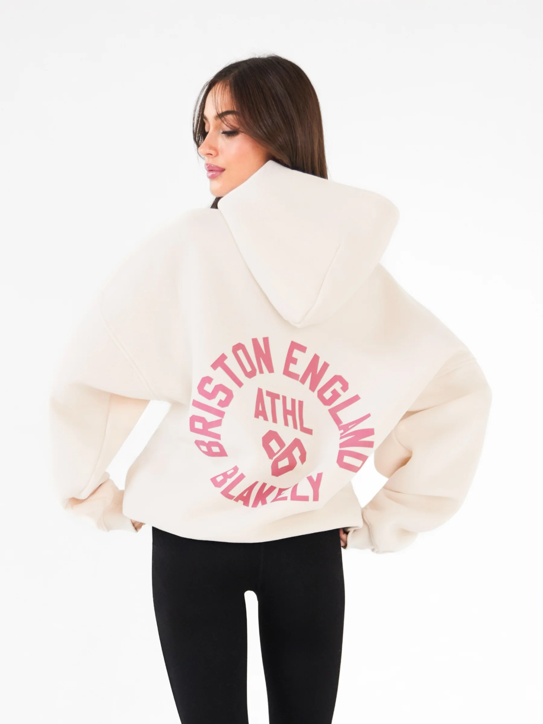 Briston Oversized Hoodie - Cream - Image 5