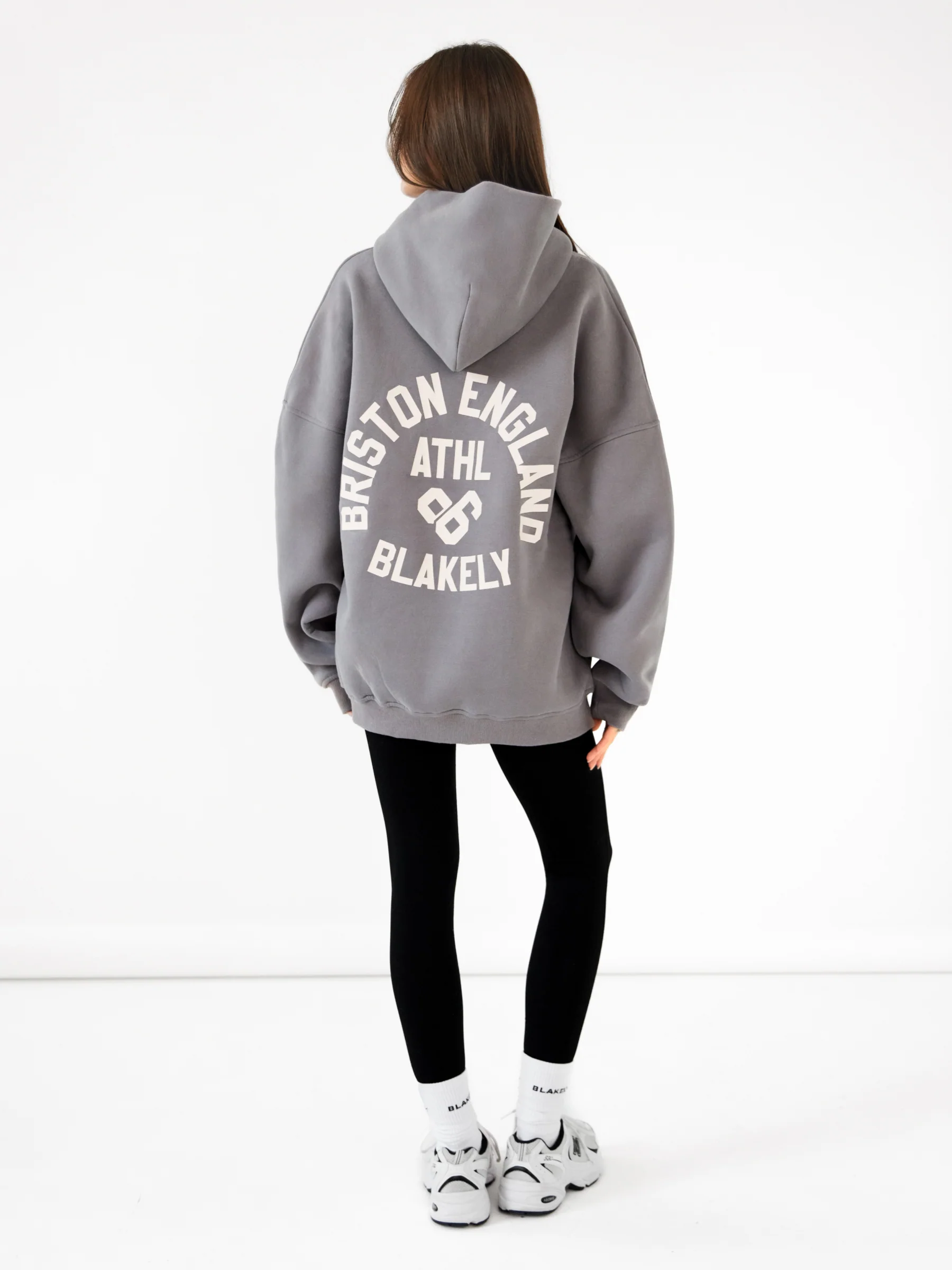 Briston Oversized Hoodie - Smoky Grey - Image 5