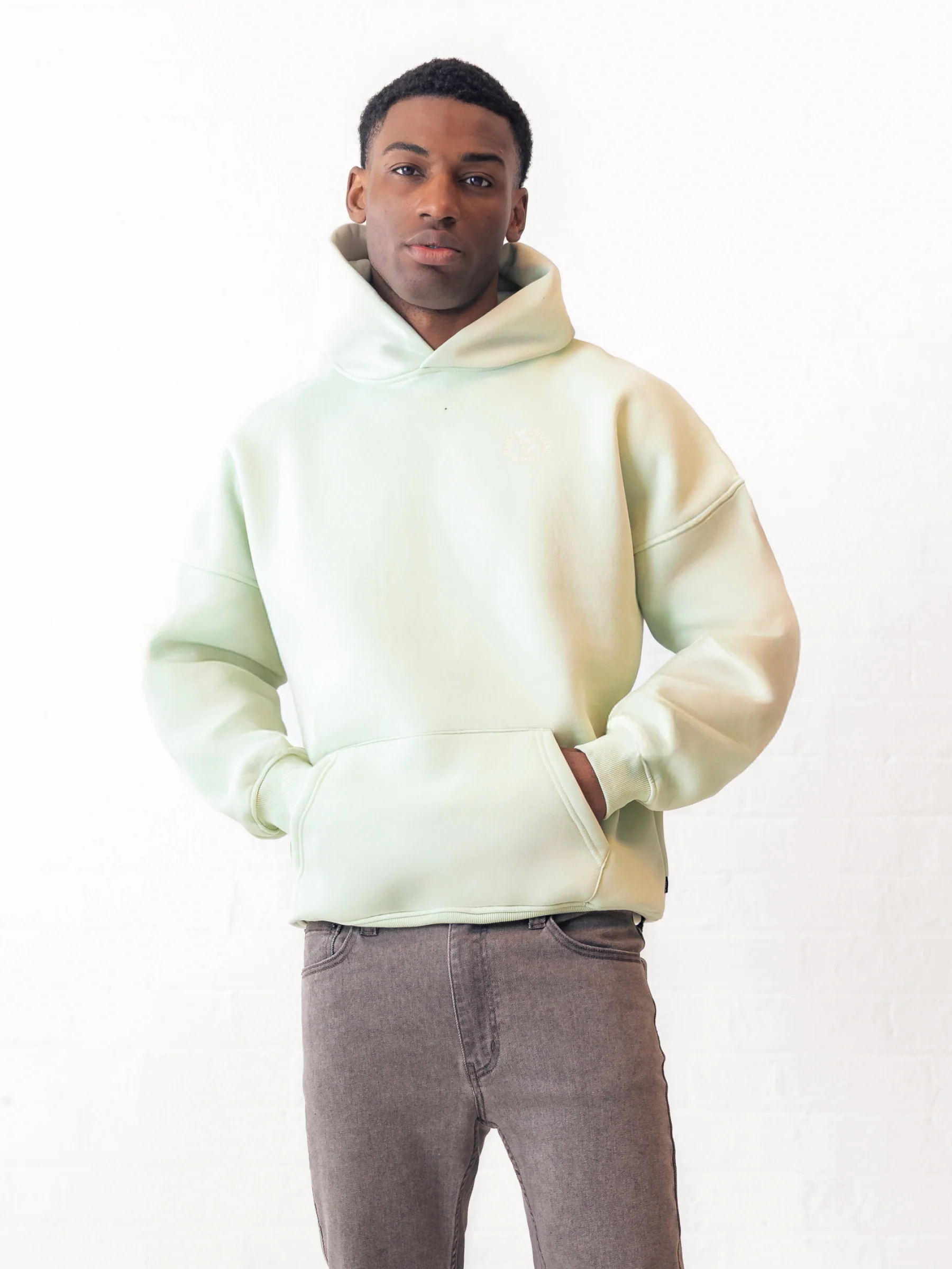 Briston Relaxed Hoodie - Mint Green - Image 3