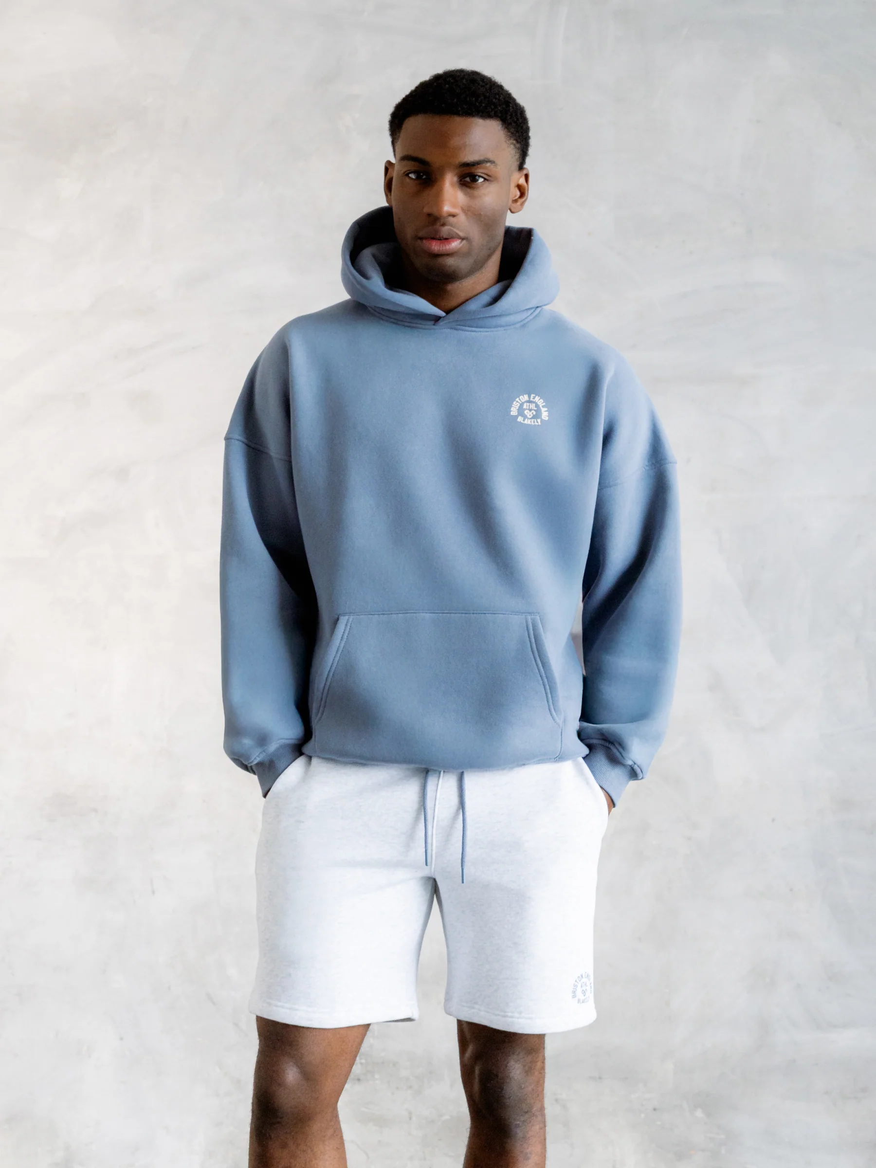 Briston Relaxed Hoodie - Steel Blue - Image 6