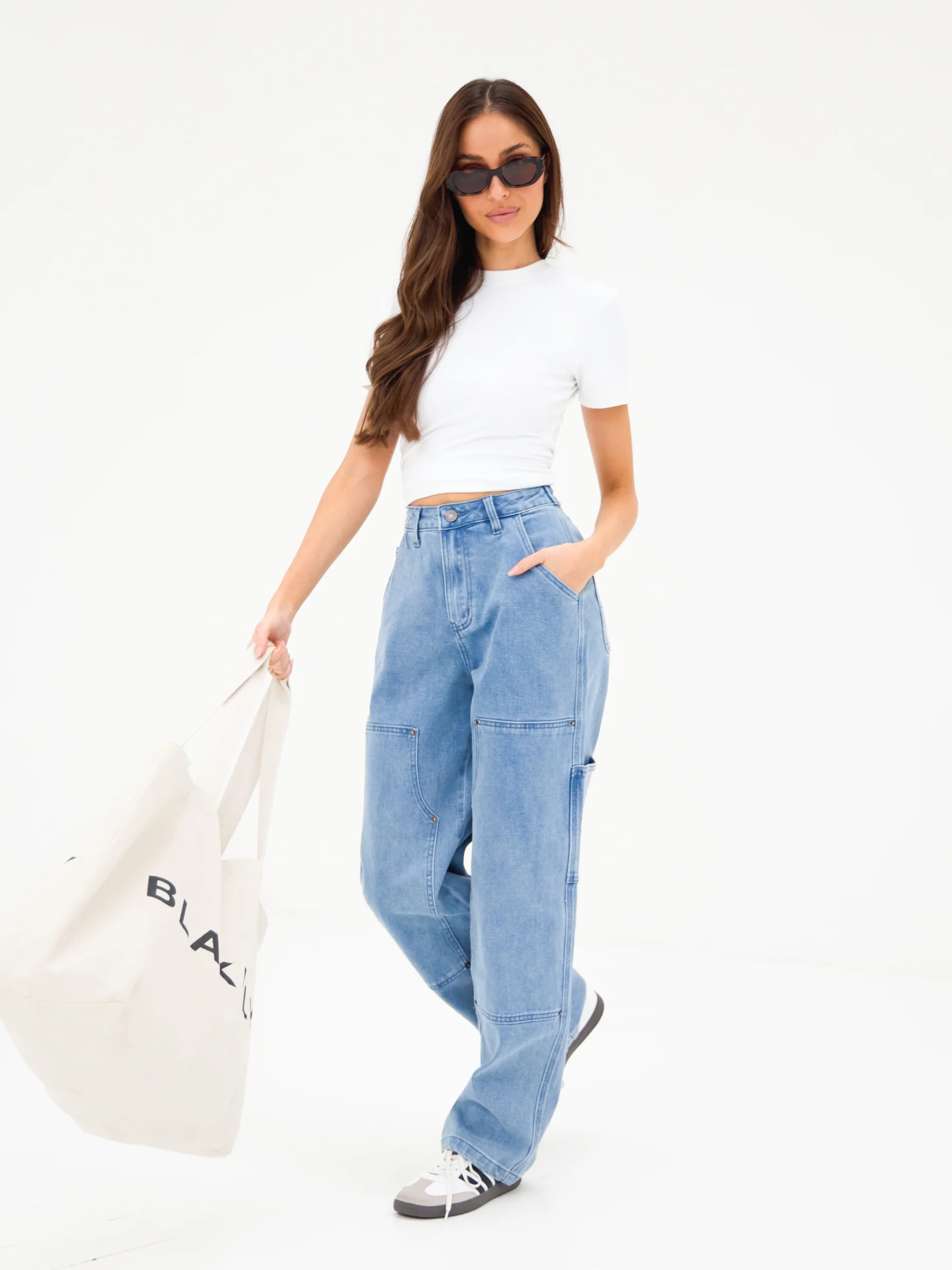 Blakely Carpenter Jeans - Light Blue - Image 3