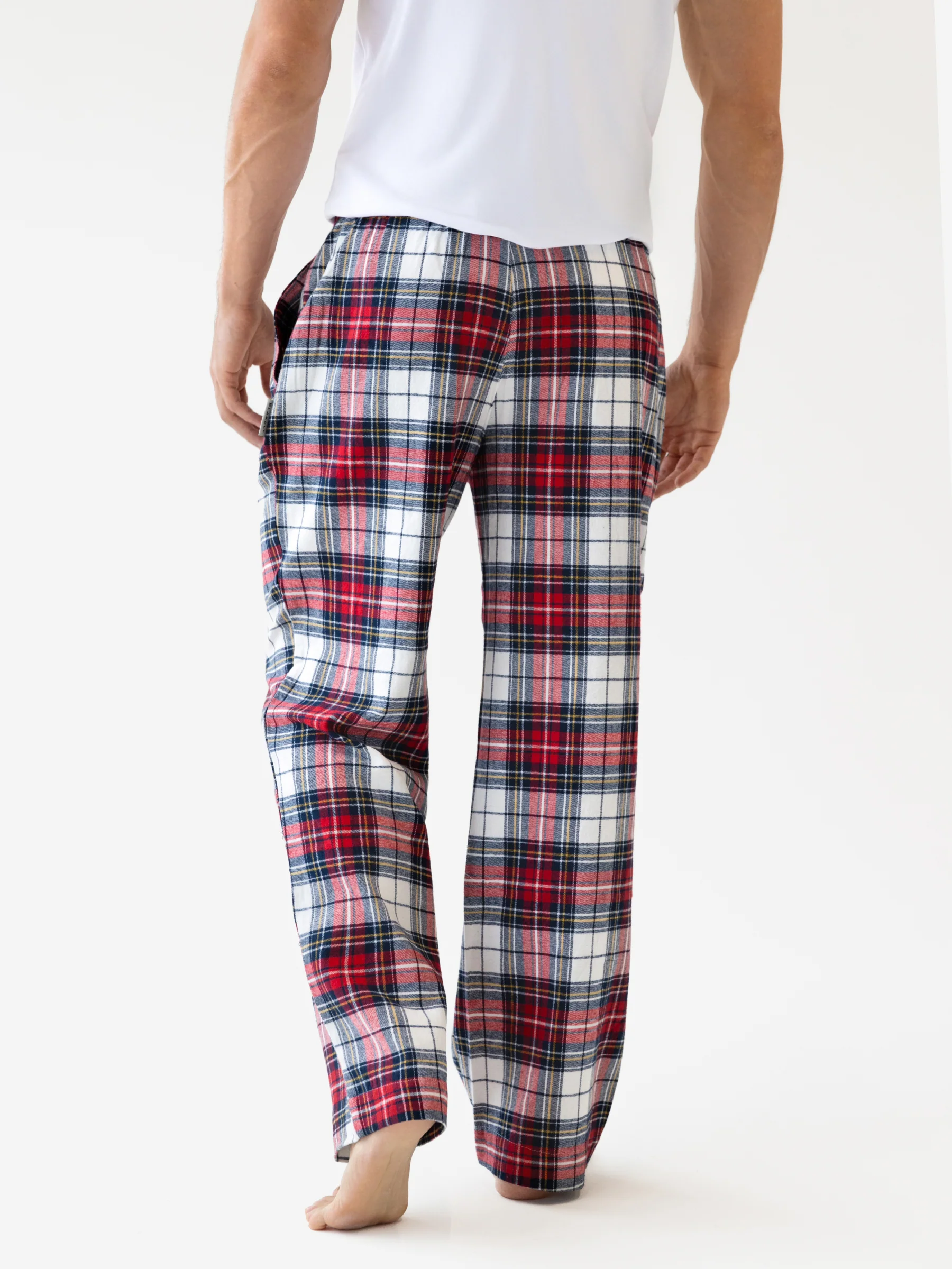 Chase Checked Trousers - Red Check - Image 2