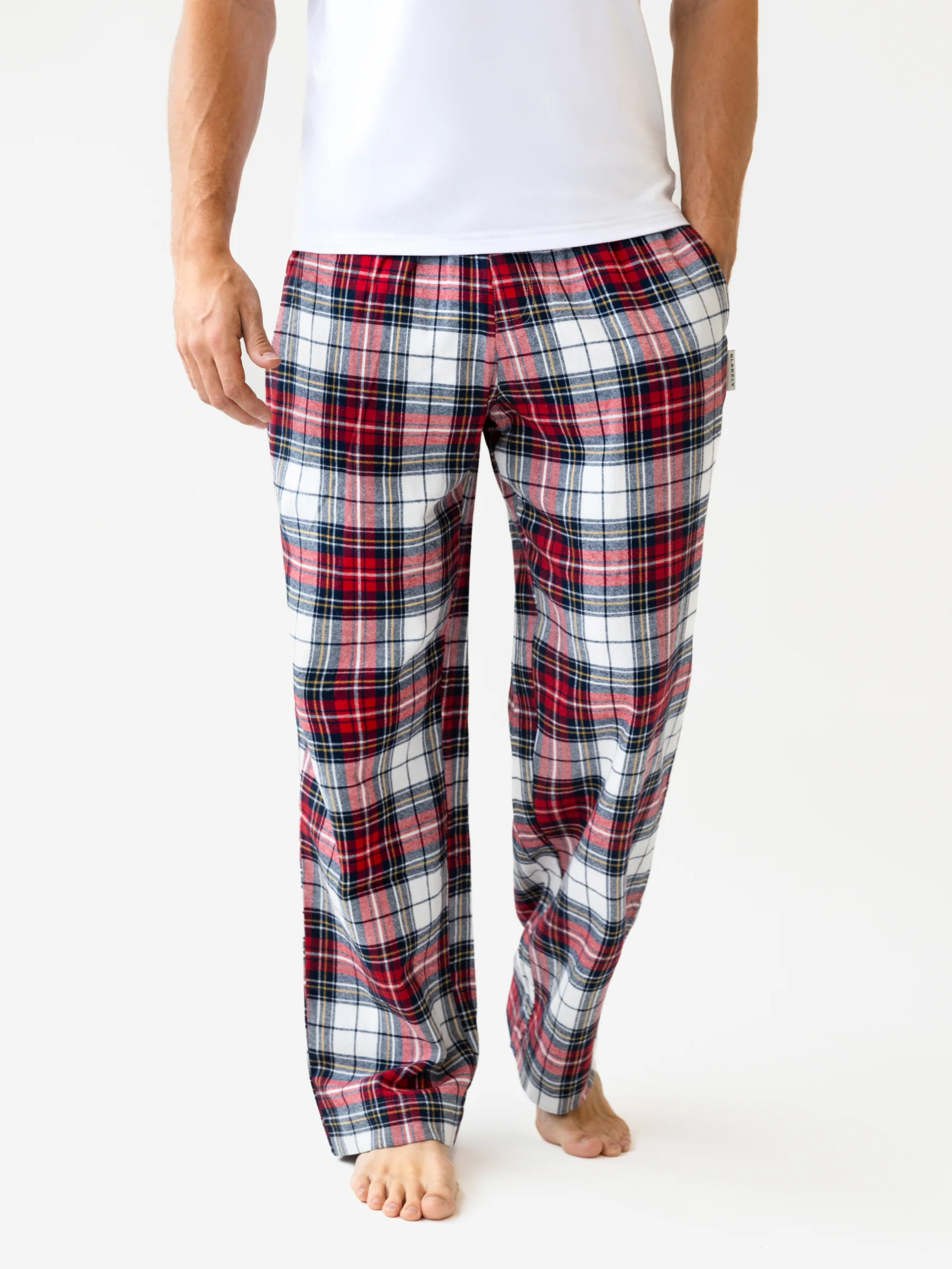 Chase Checked Trousers - Red Check - Image 6