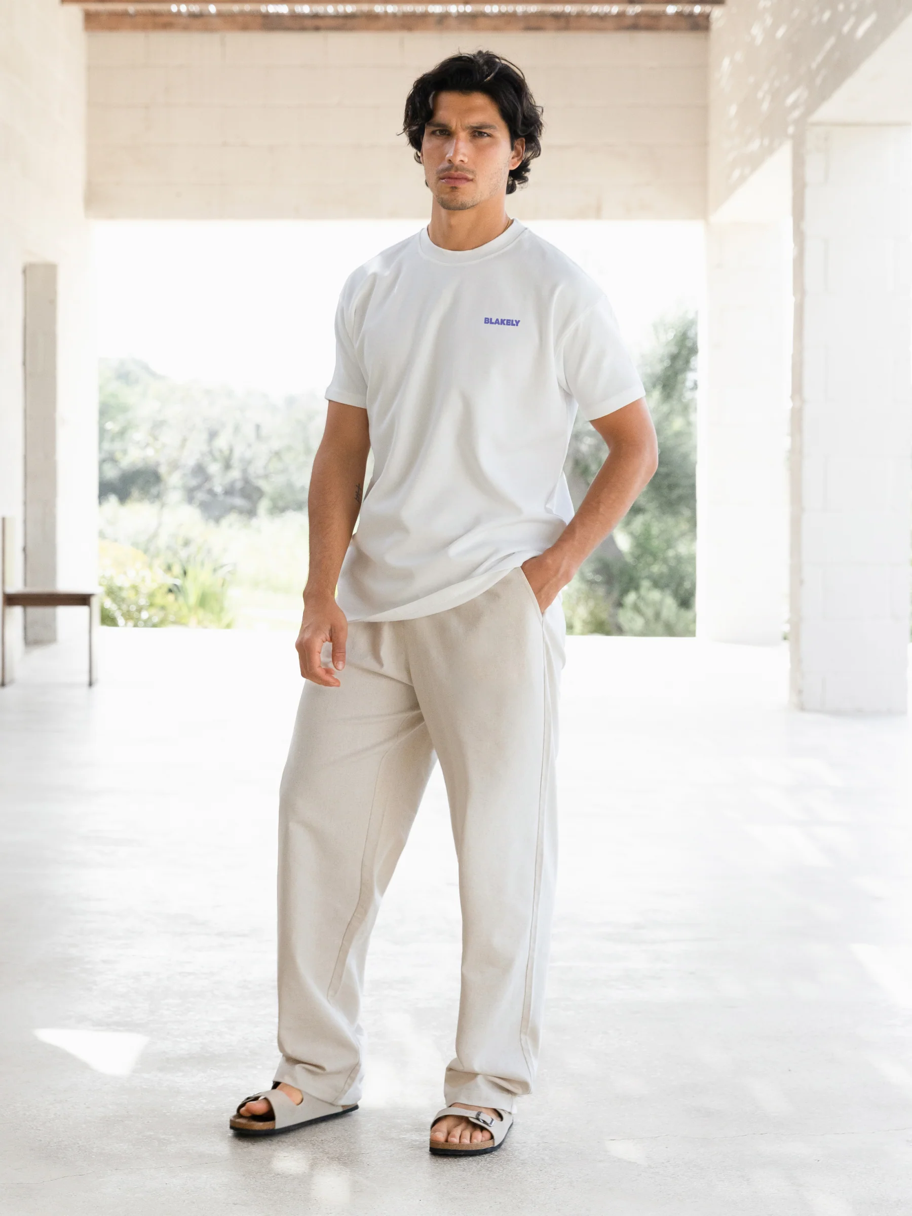 Chilli Print Relaxed T-Shirt - White - Image 4