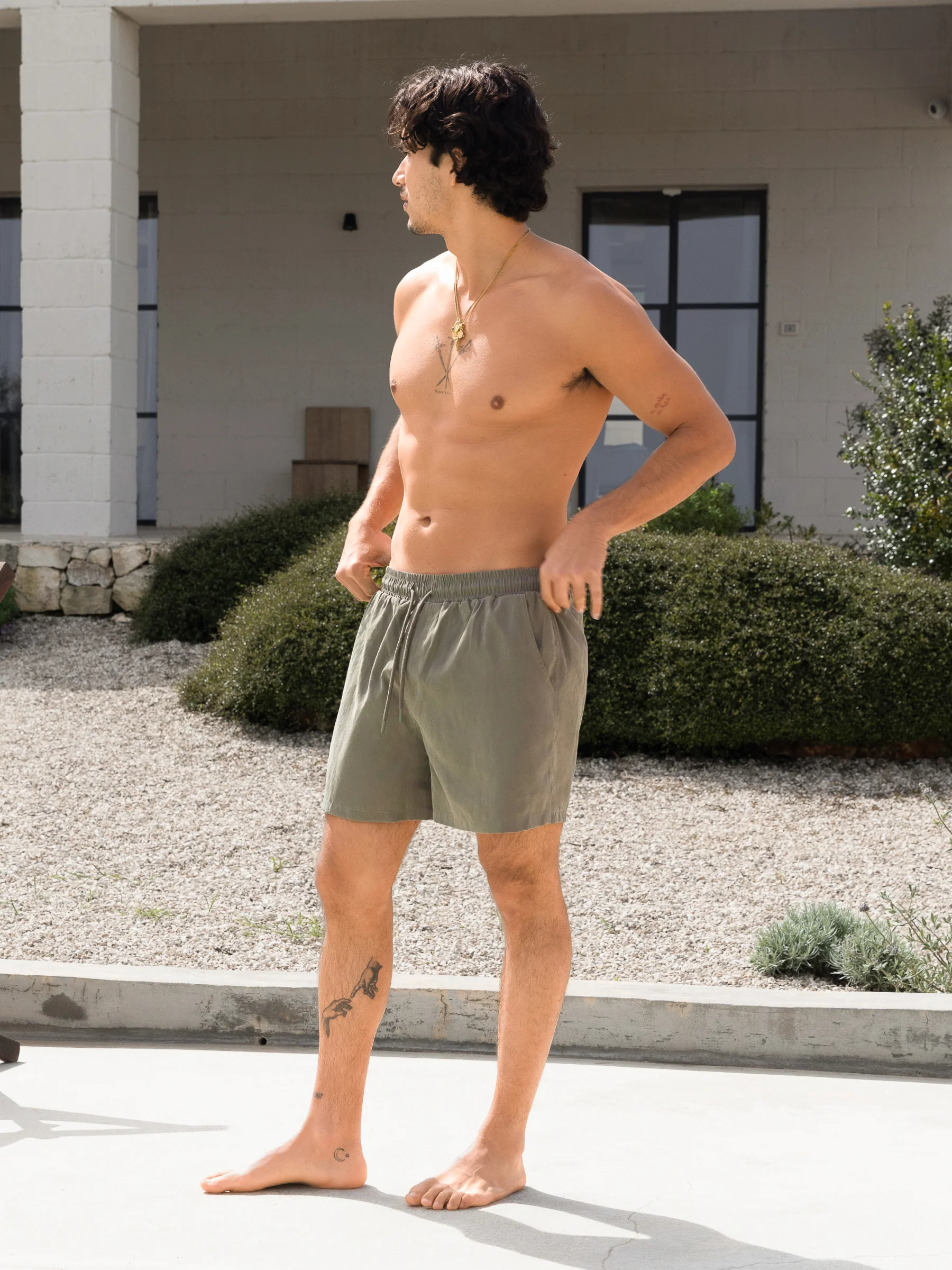 Conrad Swim Shorts - Green - Image 2