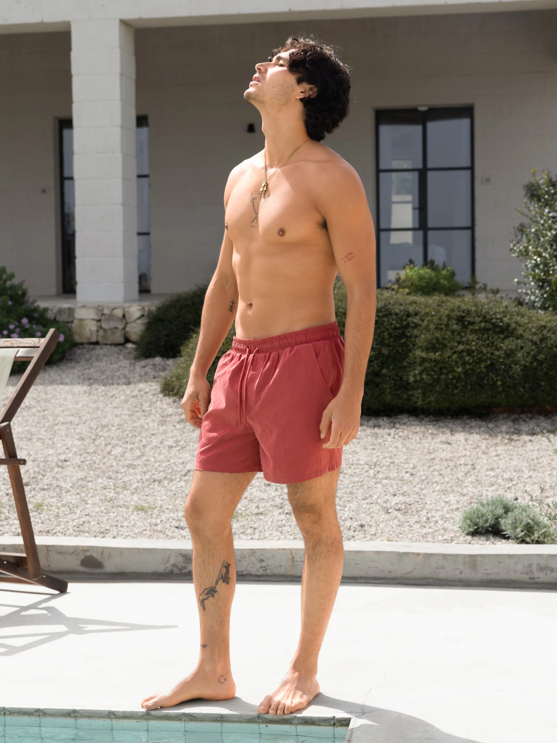 Conrad Swim Shorts - Red - Image 2