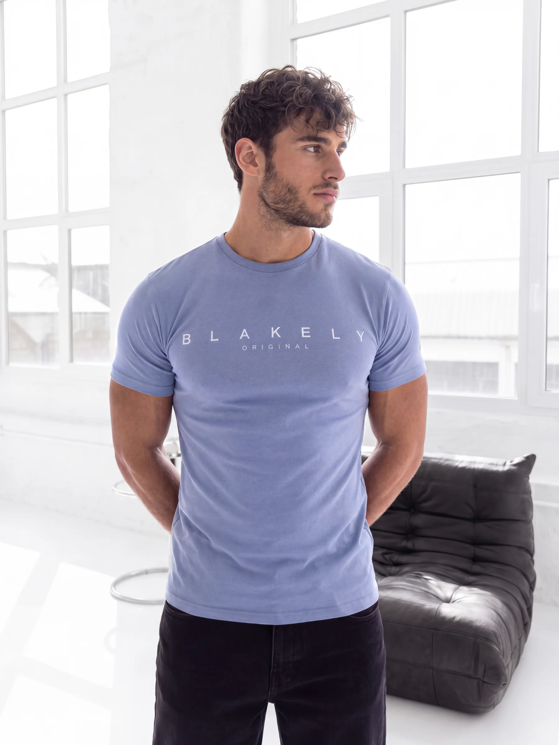 Dalton T-Shirt - Blue - Image 2
