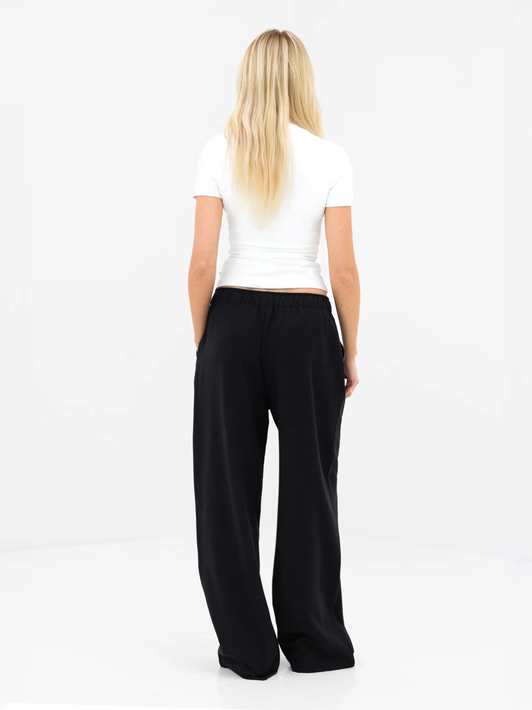 Eden Elasticated Trousers - Black - Image 4