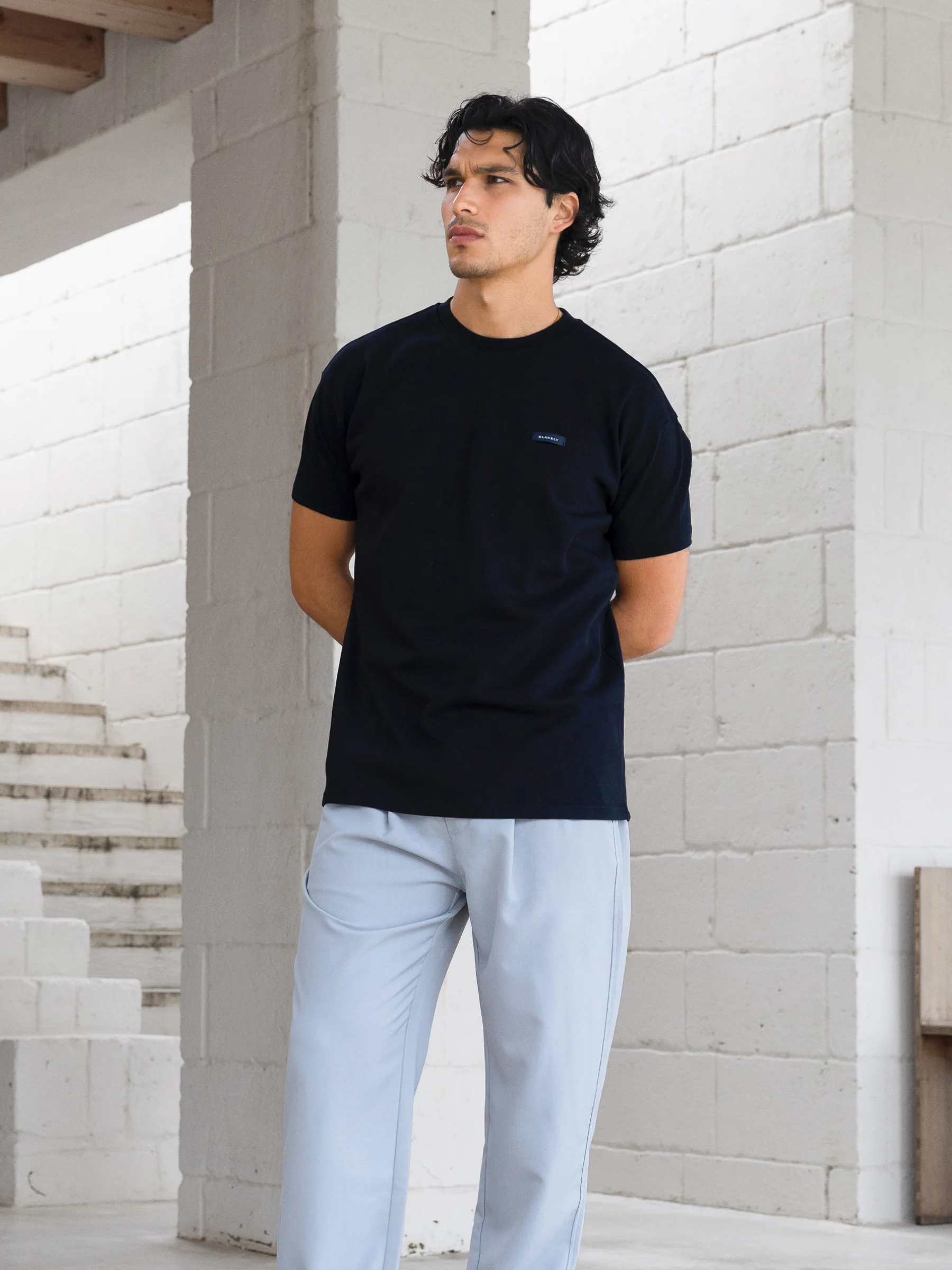 Elliot Relaxed T-Shirt - Black - Image 6