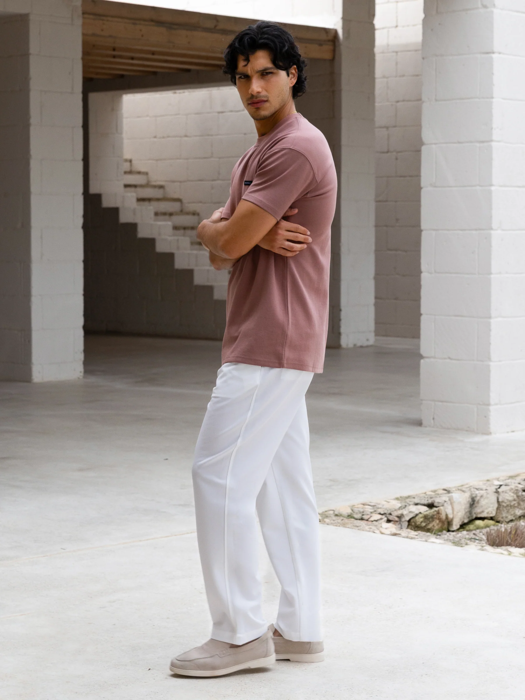 Elliot Relaxed T-Shirt - Clay - Image 4