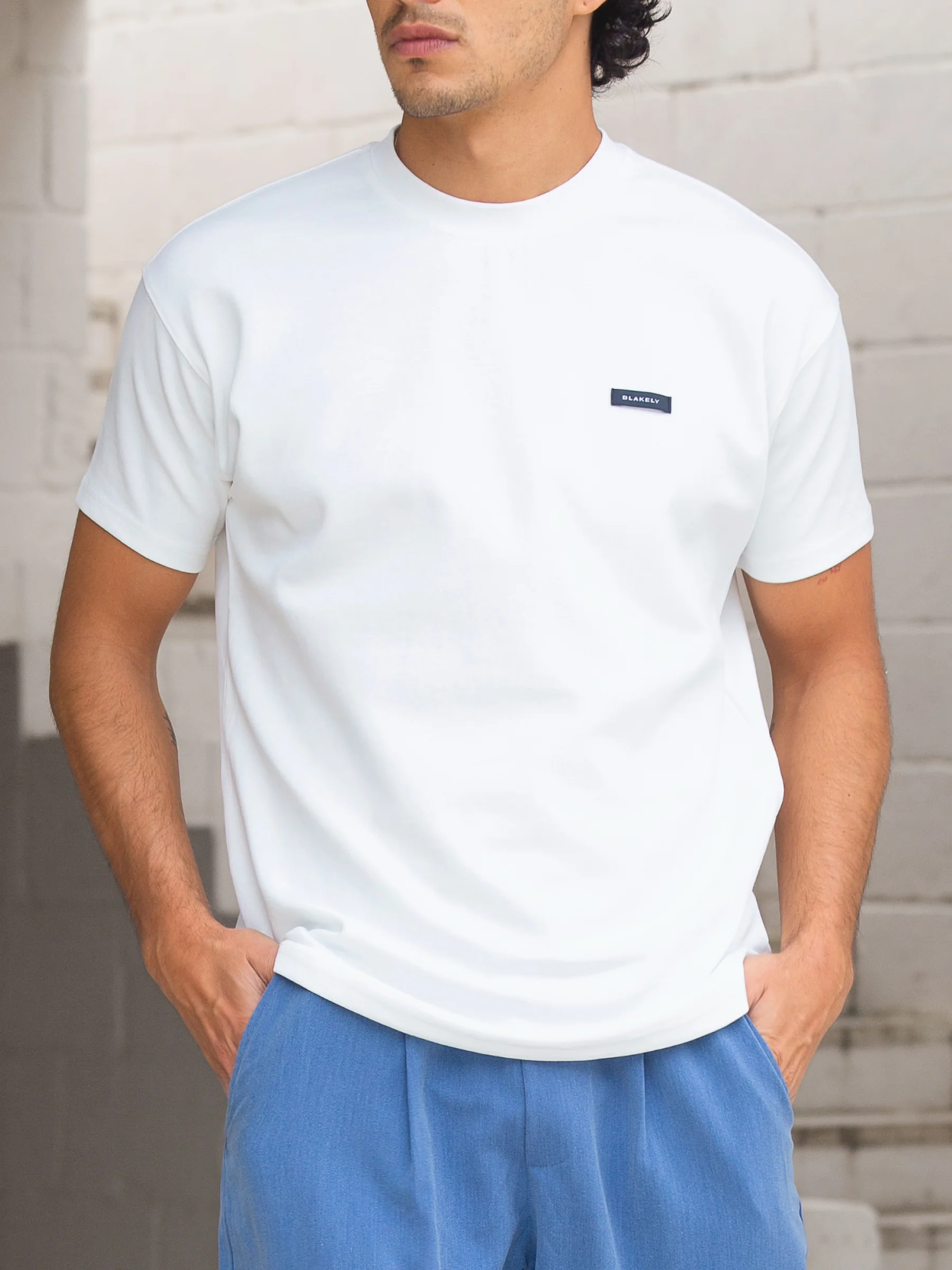 Elliot Relaxed T-Shirt - Flat White - Image 2
