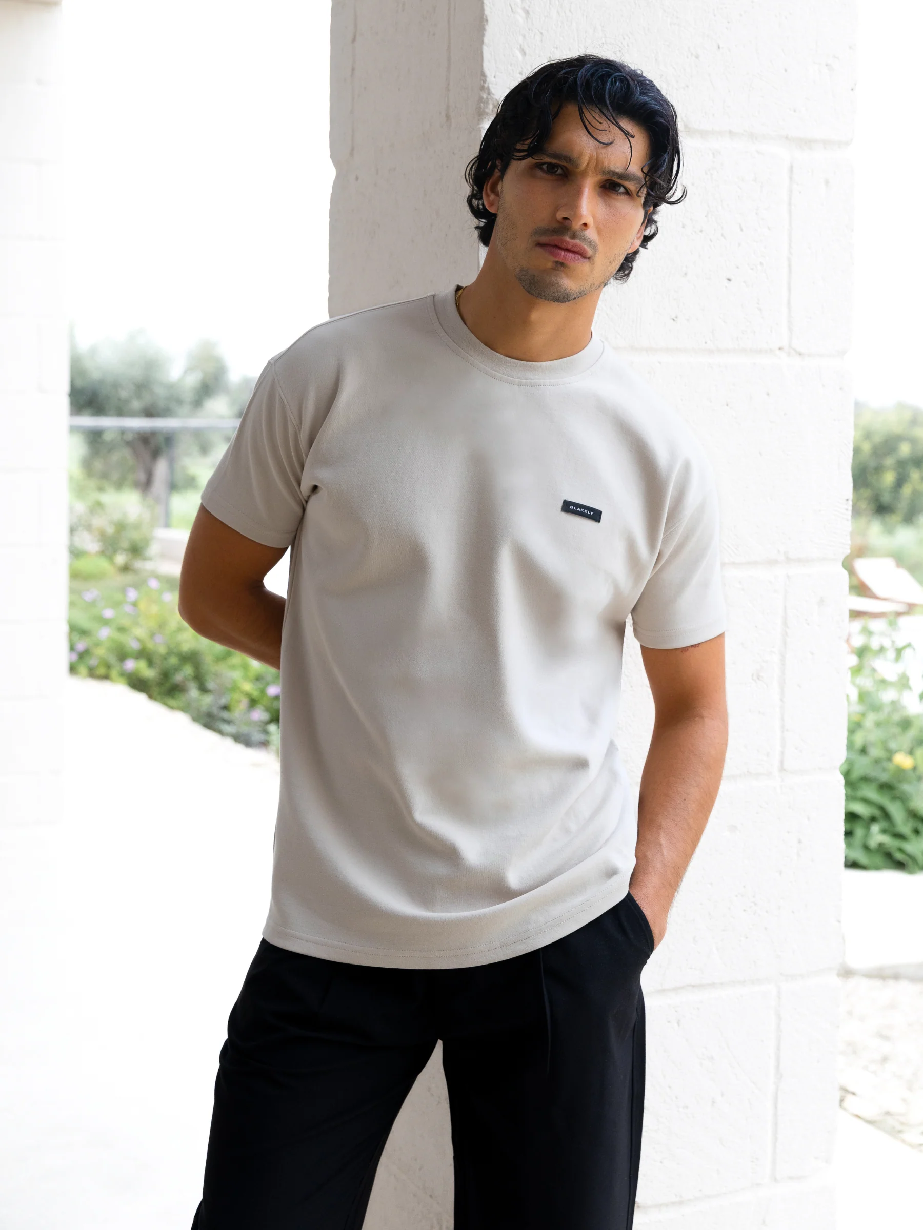 Elliot Relaxed T-Shirt - Stone - Image 2