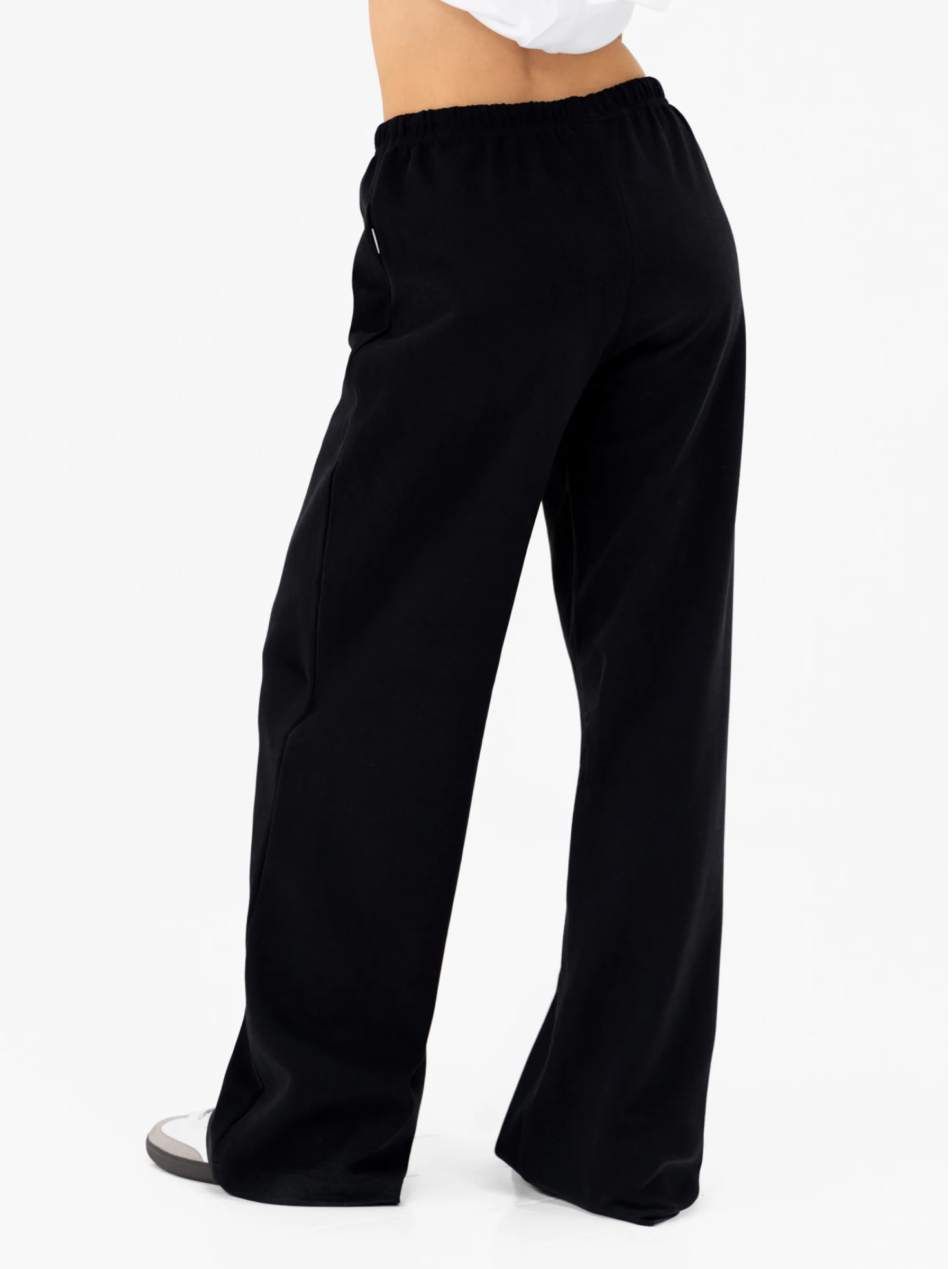 Emmy Wide Leg Trousers - Black - Image 2