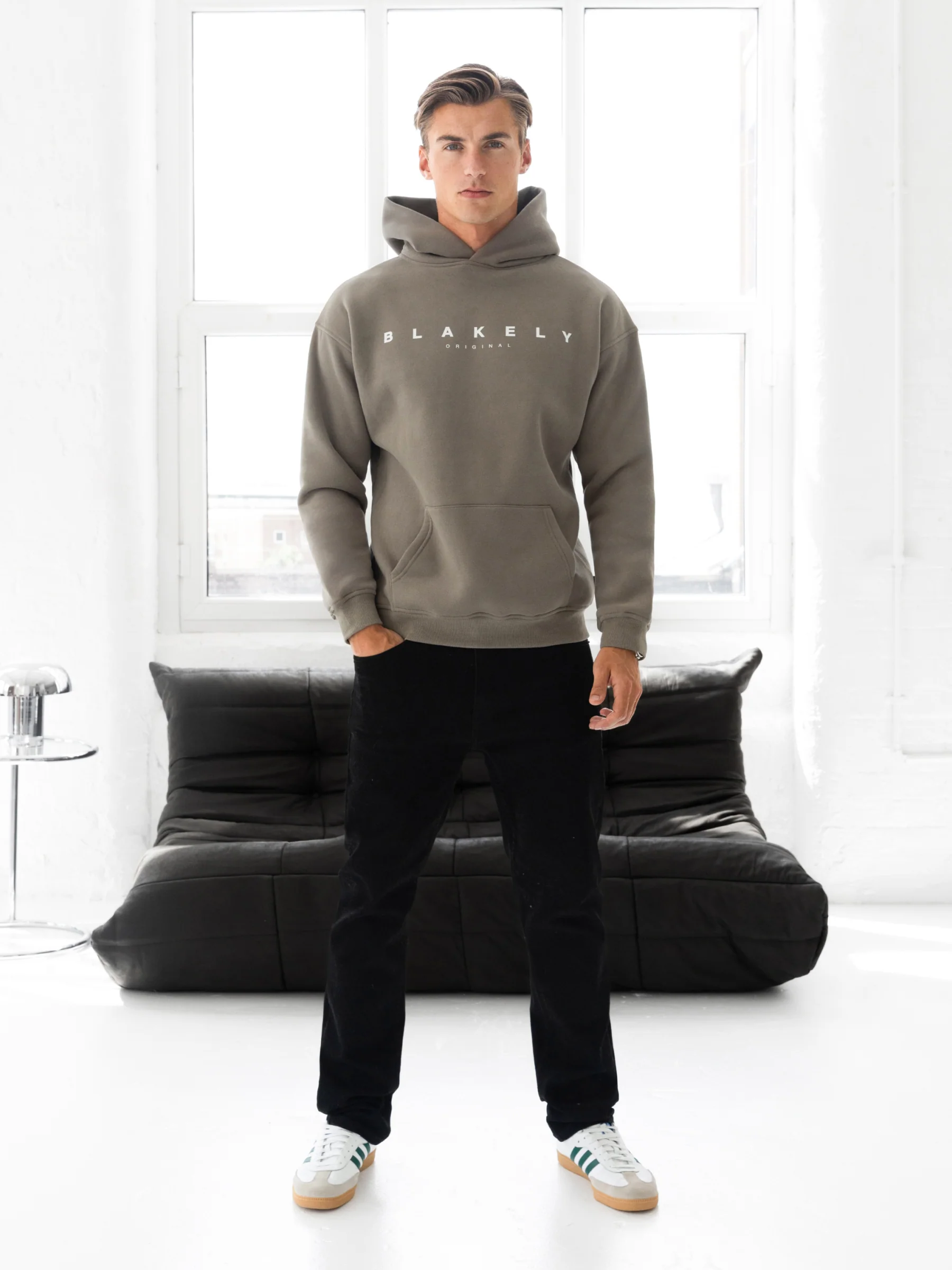 Evolved Relaxed Hoodie - Safari Green - Image 5
