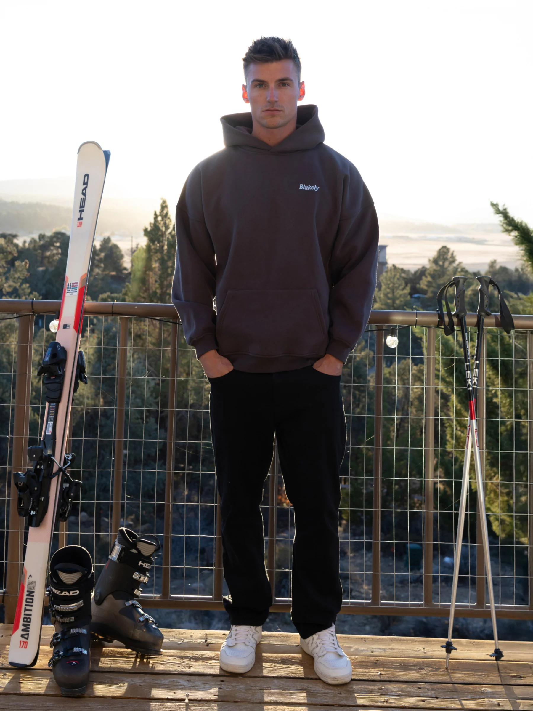 Halden Relaxed Hoodie - Graphite - Image 6