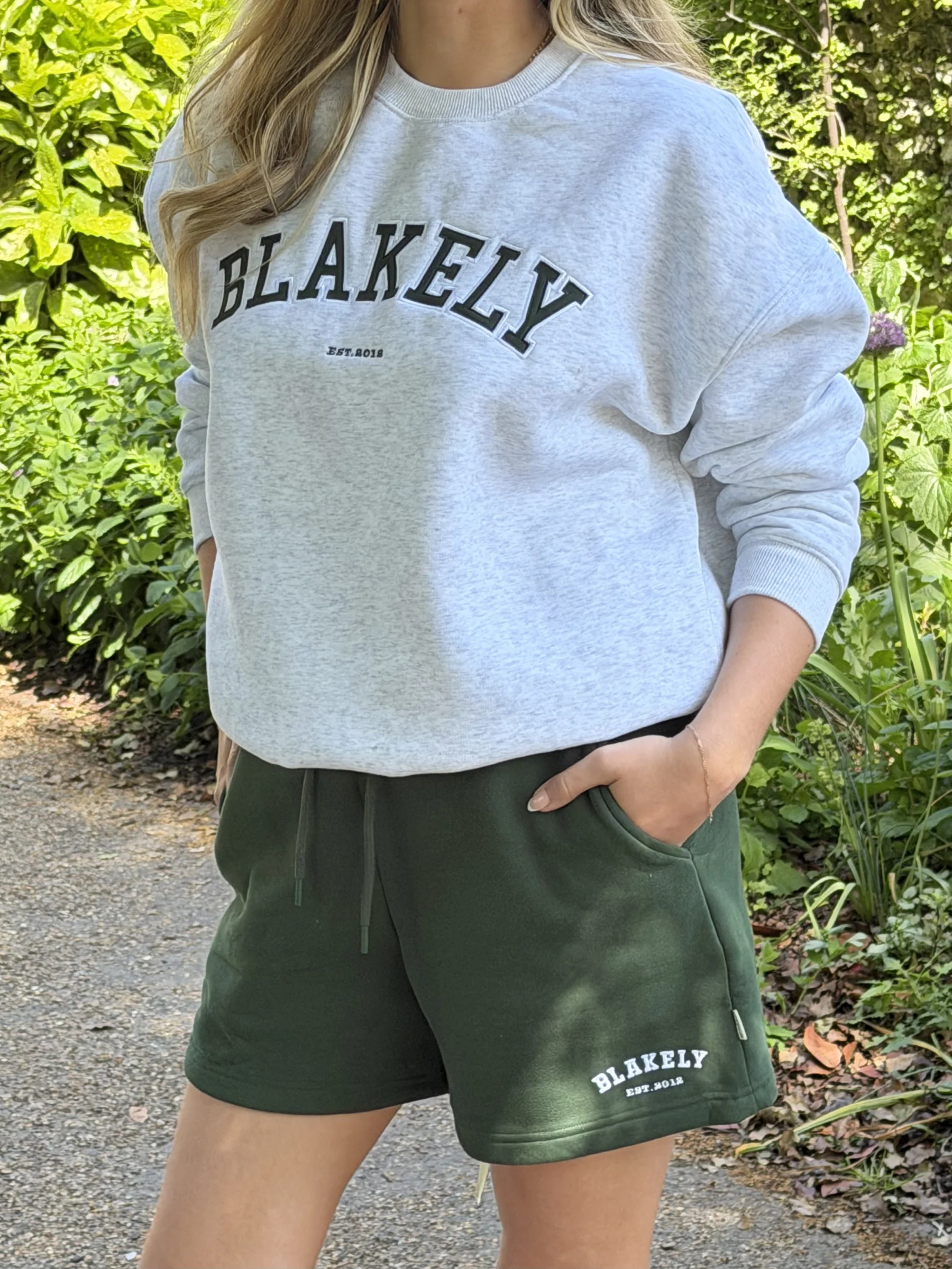 Heritage Jogger Shorts - Deep Green - Image 2