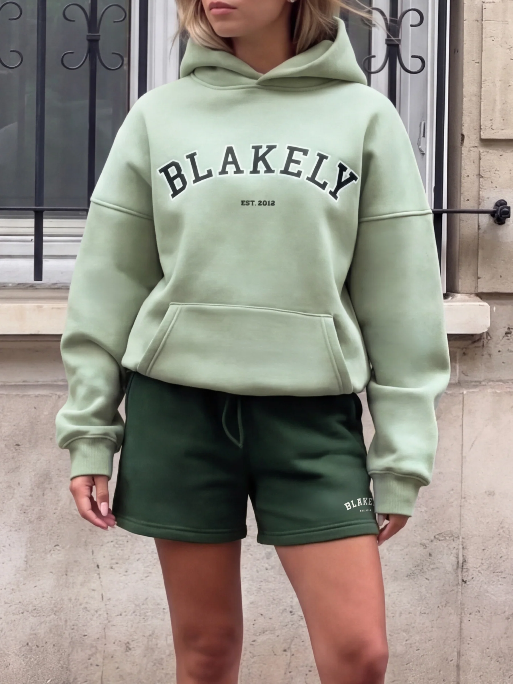 Heritage Jogger Shorts - Deep Green - Image 6