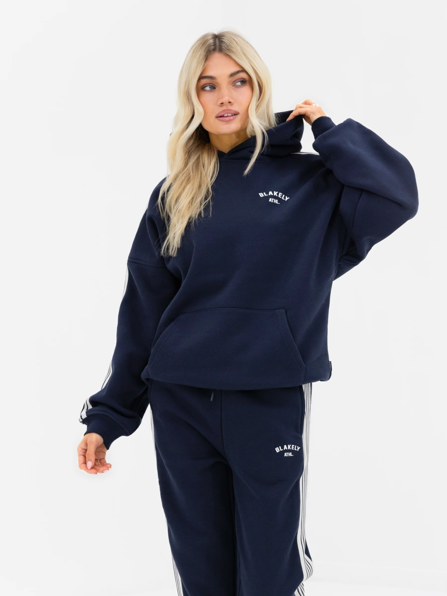 Immani Oversized Hoodie - Deep Navy - Image 5