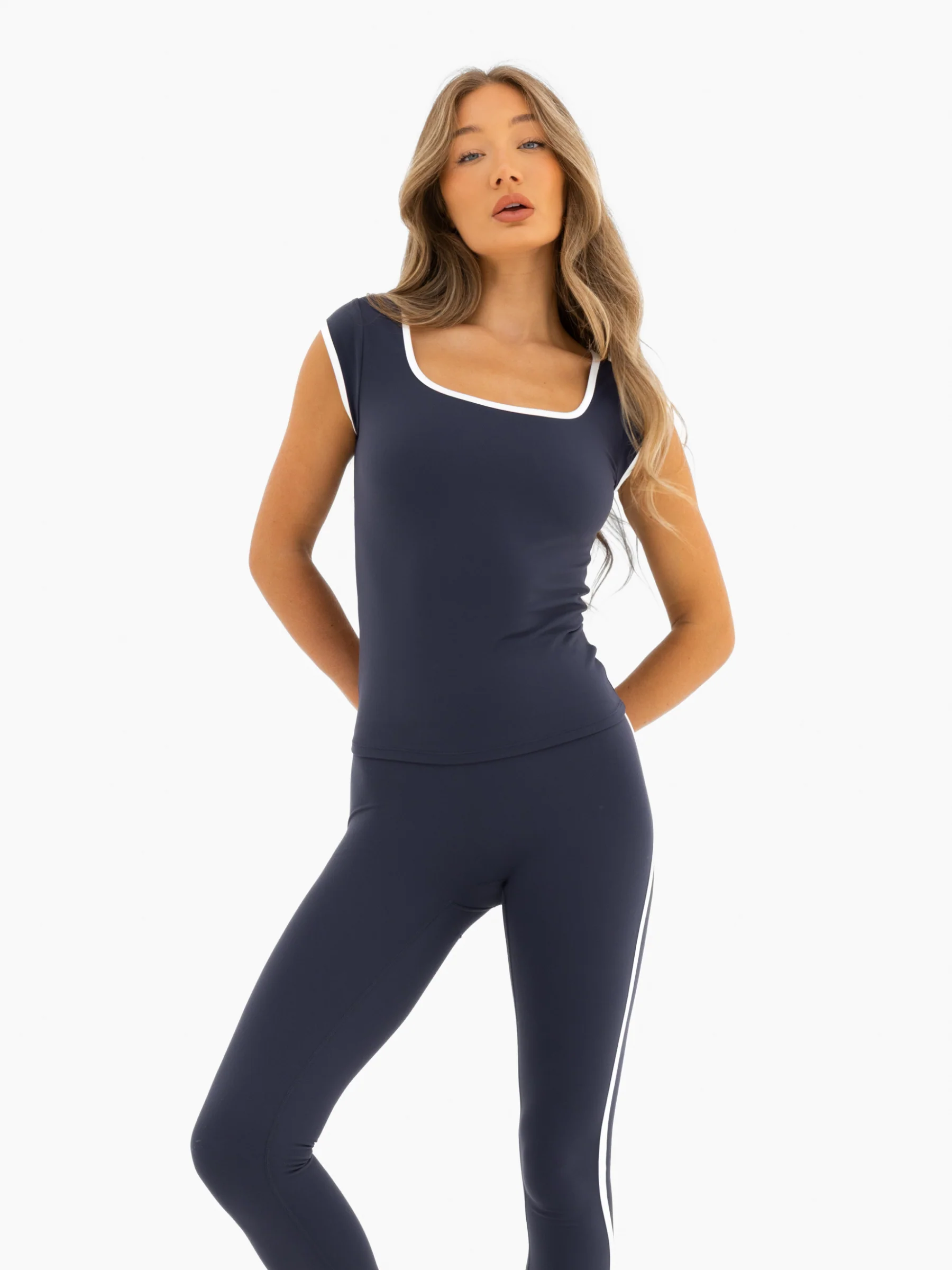 Ines Active Top - True Navy - Image 6