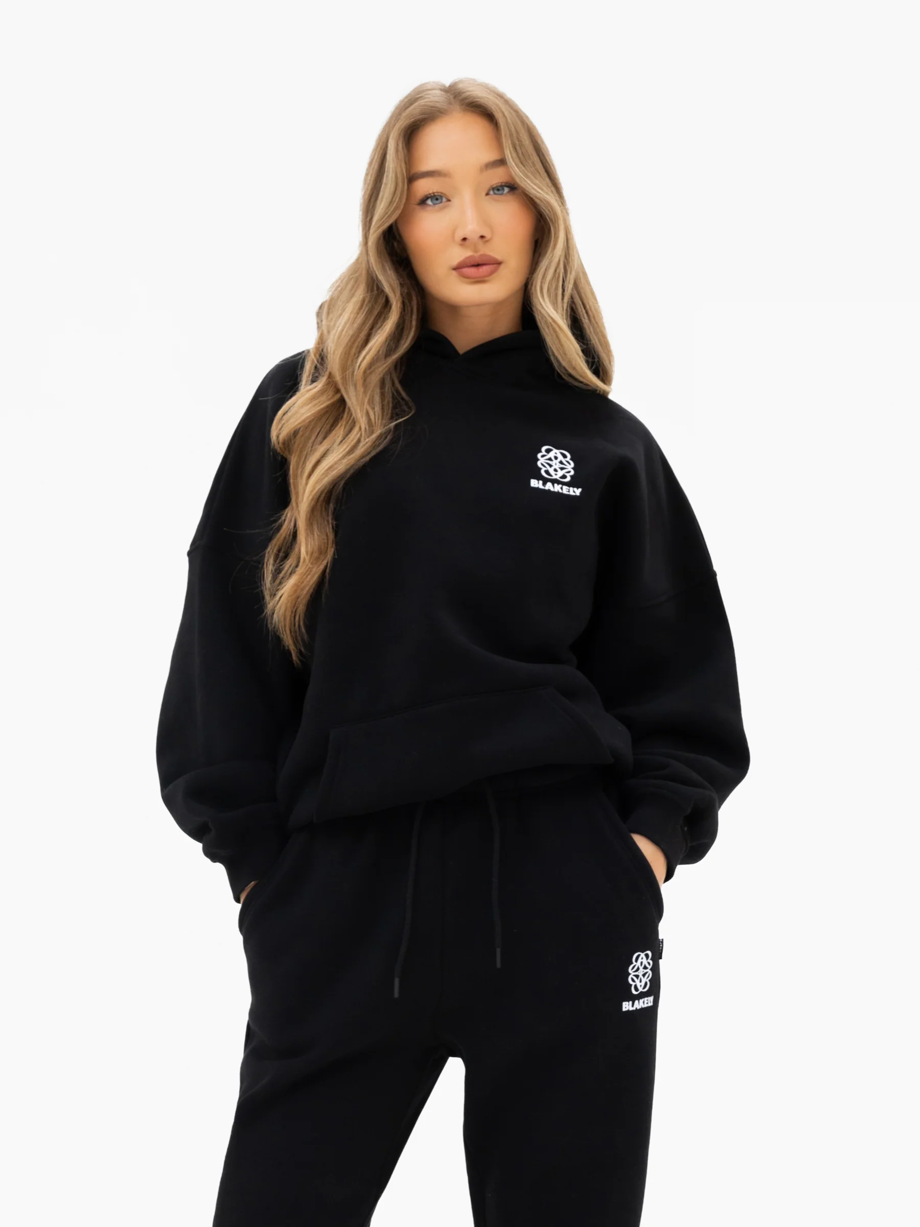 Iris Oversized Hoodie - Black - Image 5
