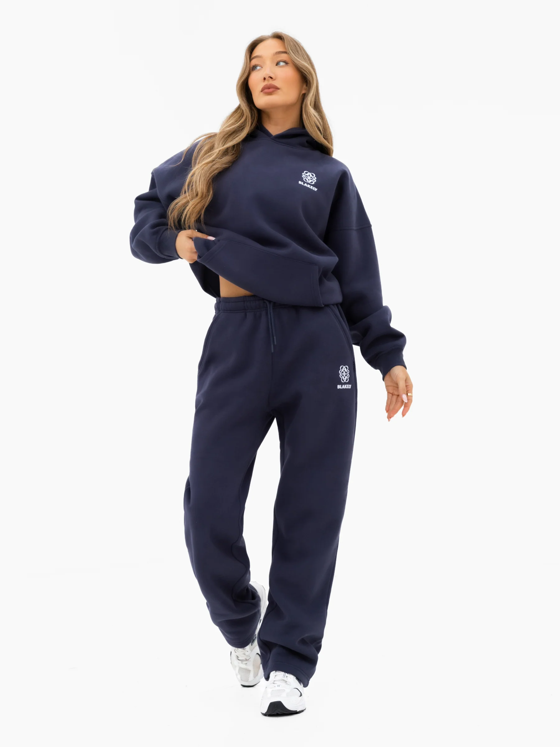 Iris Oversized Hoodie - True Navy - Image 6