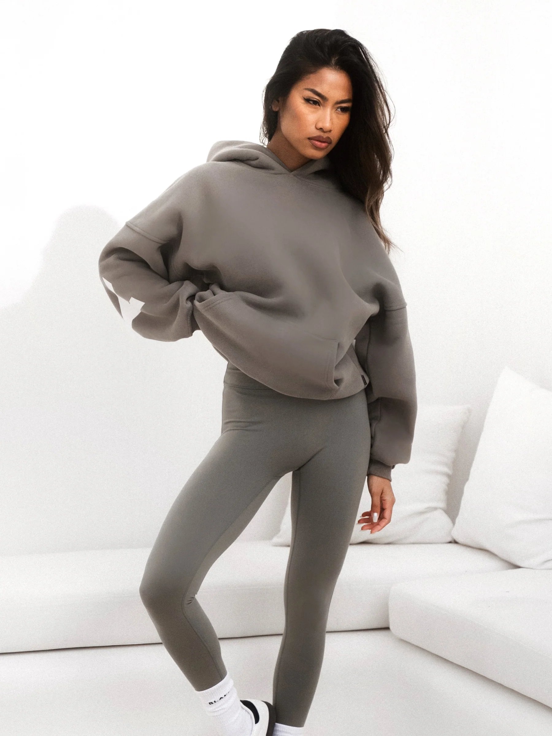 Isabel Hoodie & Leggings Set - Safari Green - Image 5