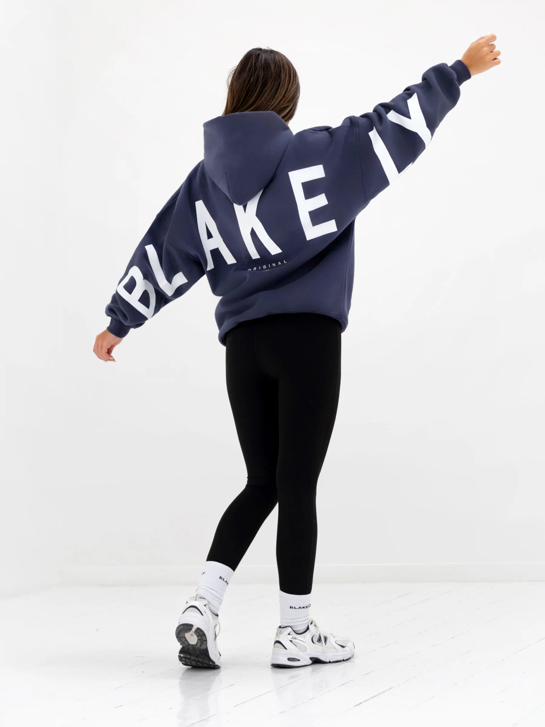 Isabel Oversized Hoodie - True Navy - Image 4