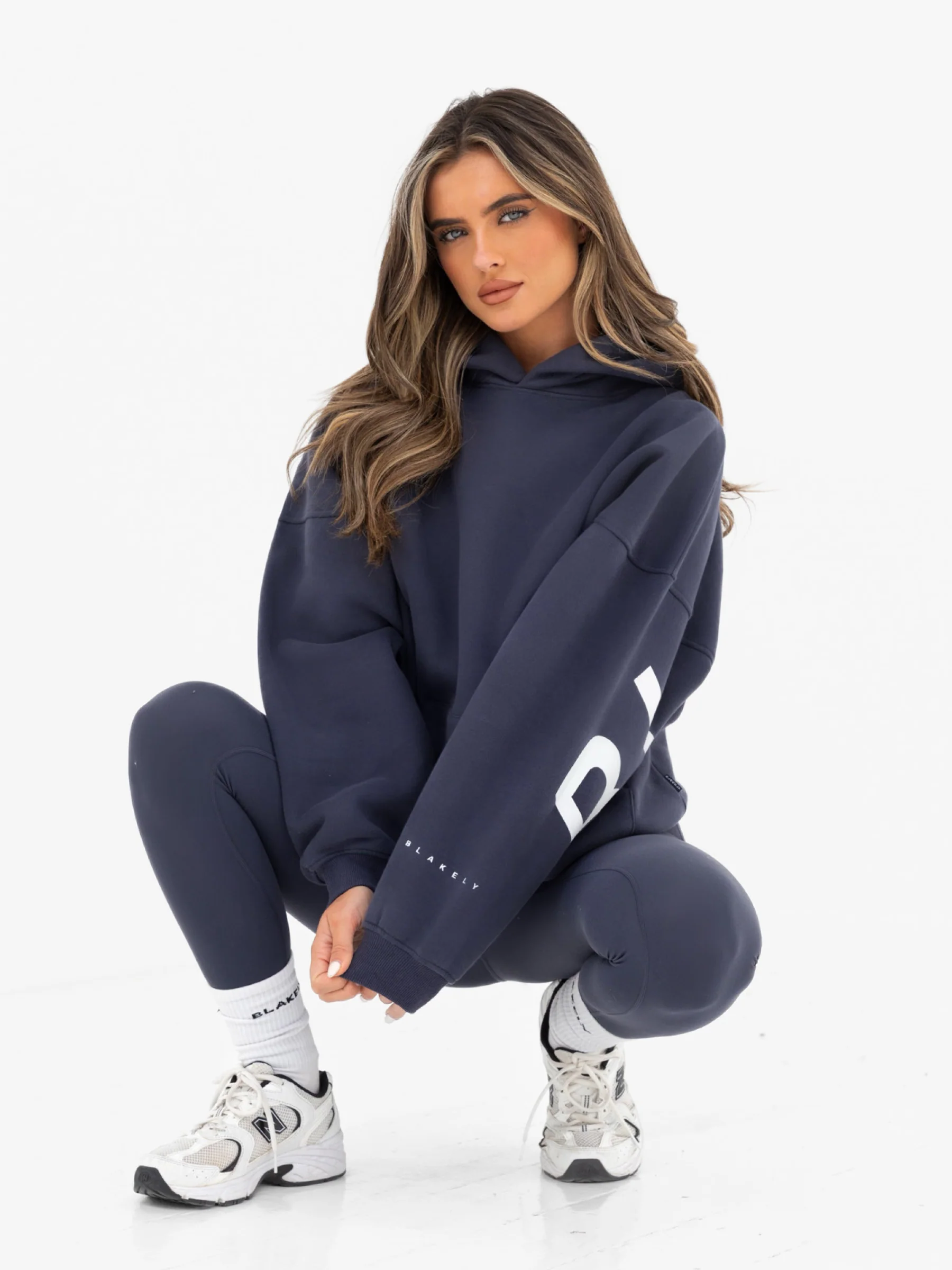 Isabel Oversized Hoodie - True Navy - Image 5