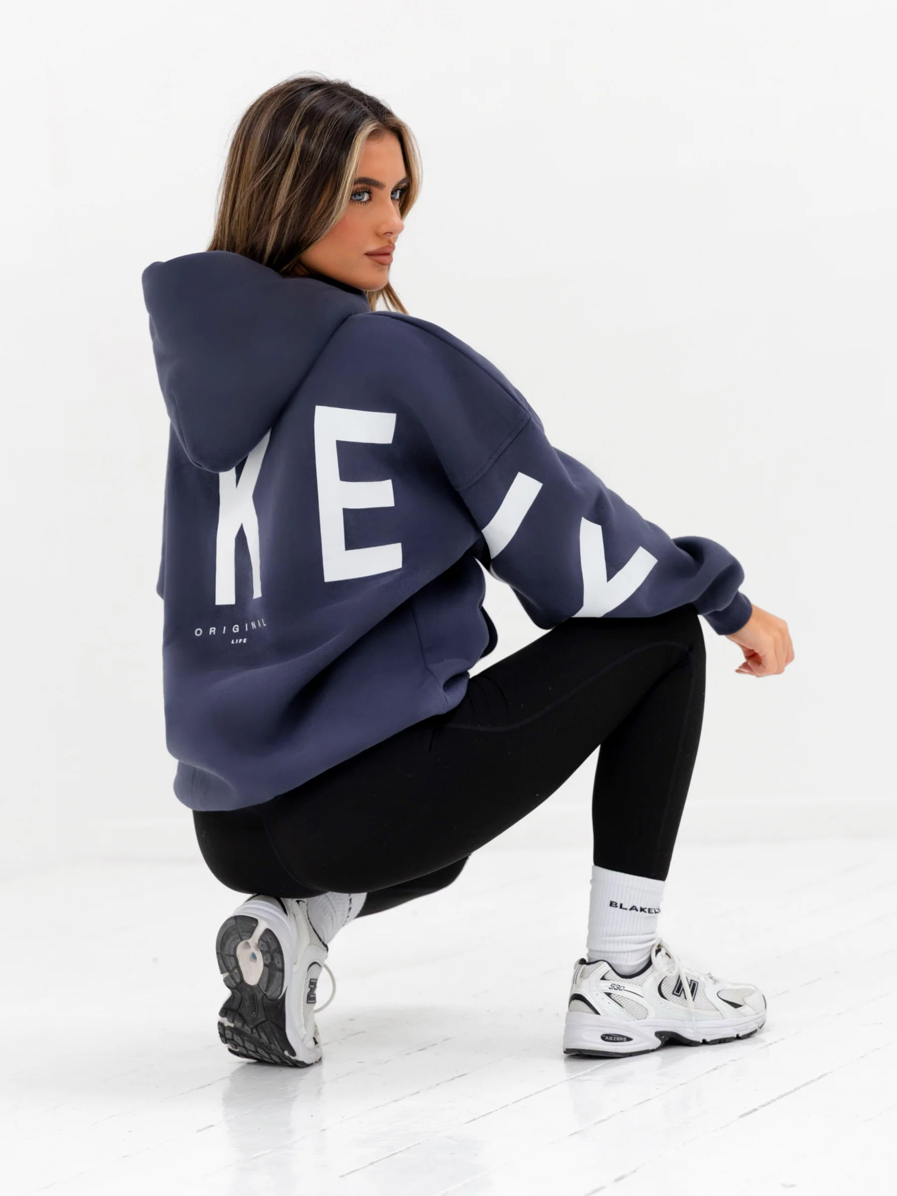 Isabel Oversized Hoodie - True Navy - Image 7