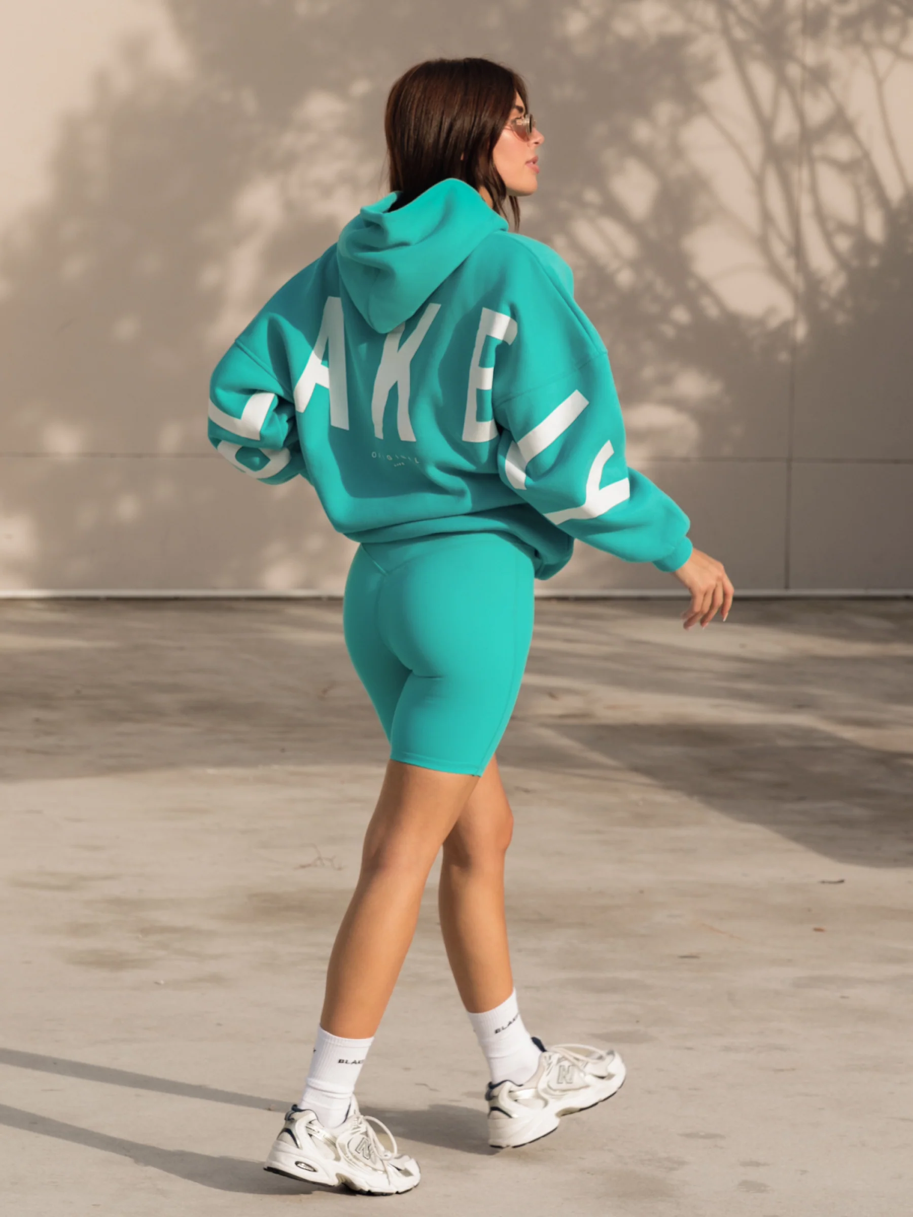 Isabel Oversized Hoodie - Aqua - Image 4