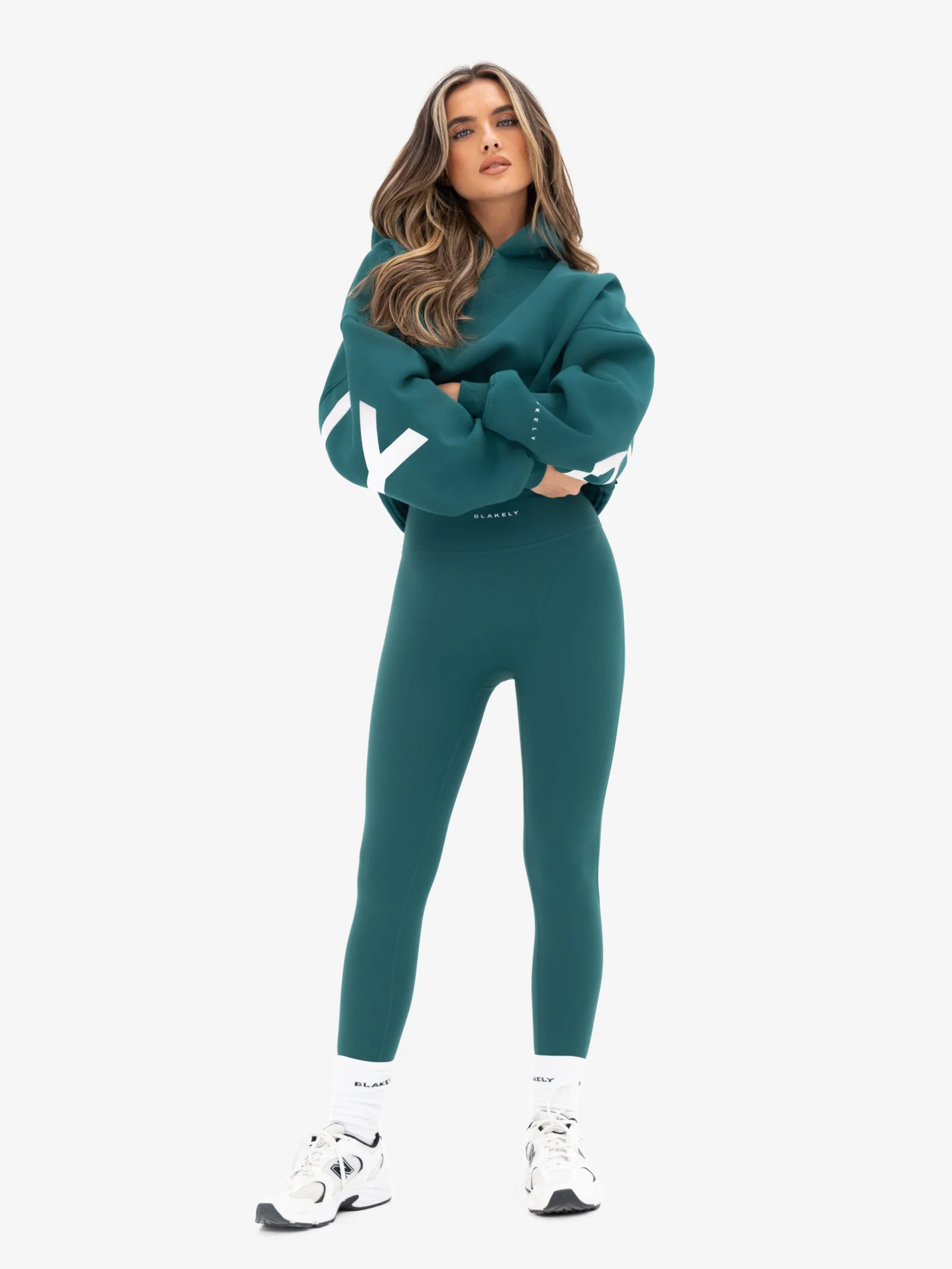 Isabel Oversized Hoodie - Deep Green - Image 4