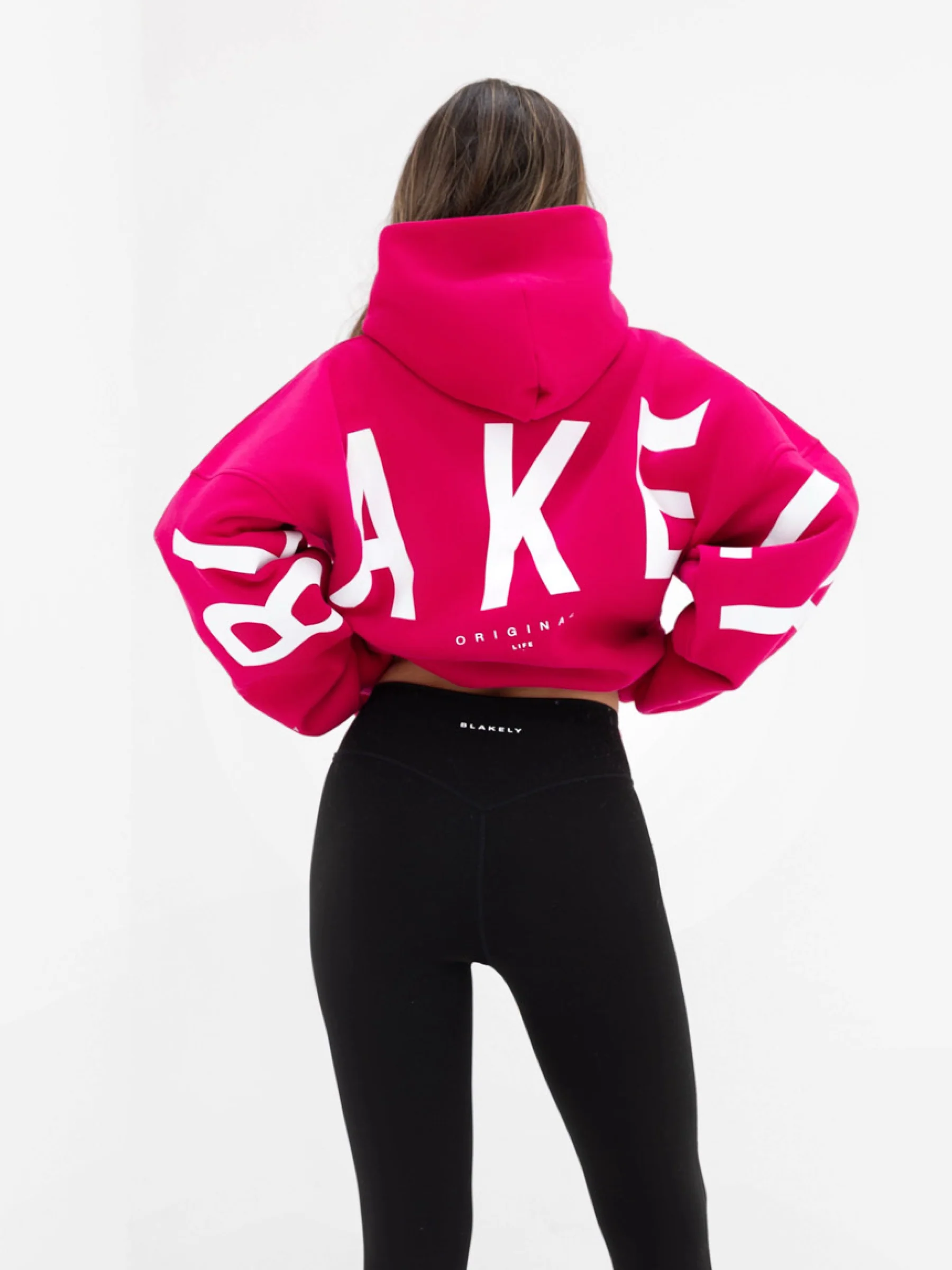 Isabel Oversized Hoodie - Fuchsia - Image 5