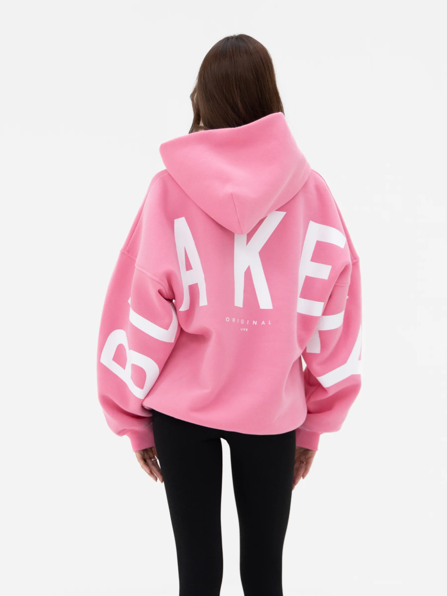 Isabel Oversized Hoodie - Rosy Pink - Image 5