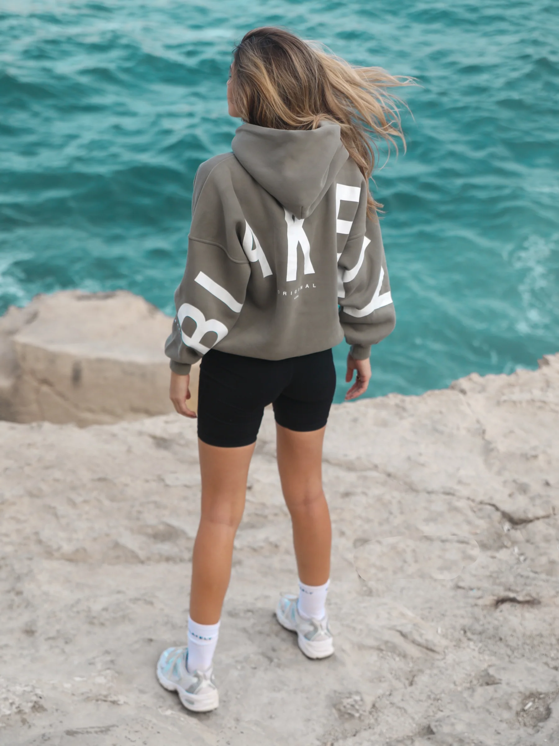 Isabel Oversized Hoodie - Safari Green - Image 7