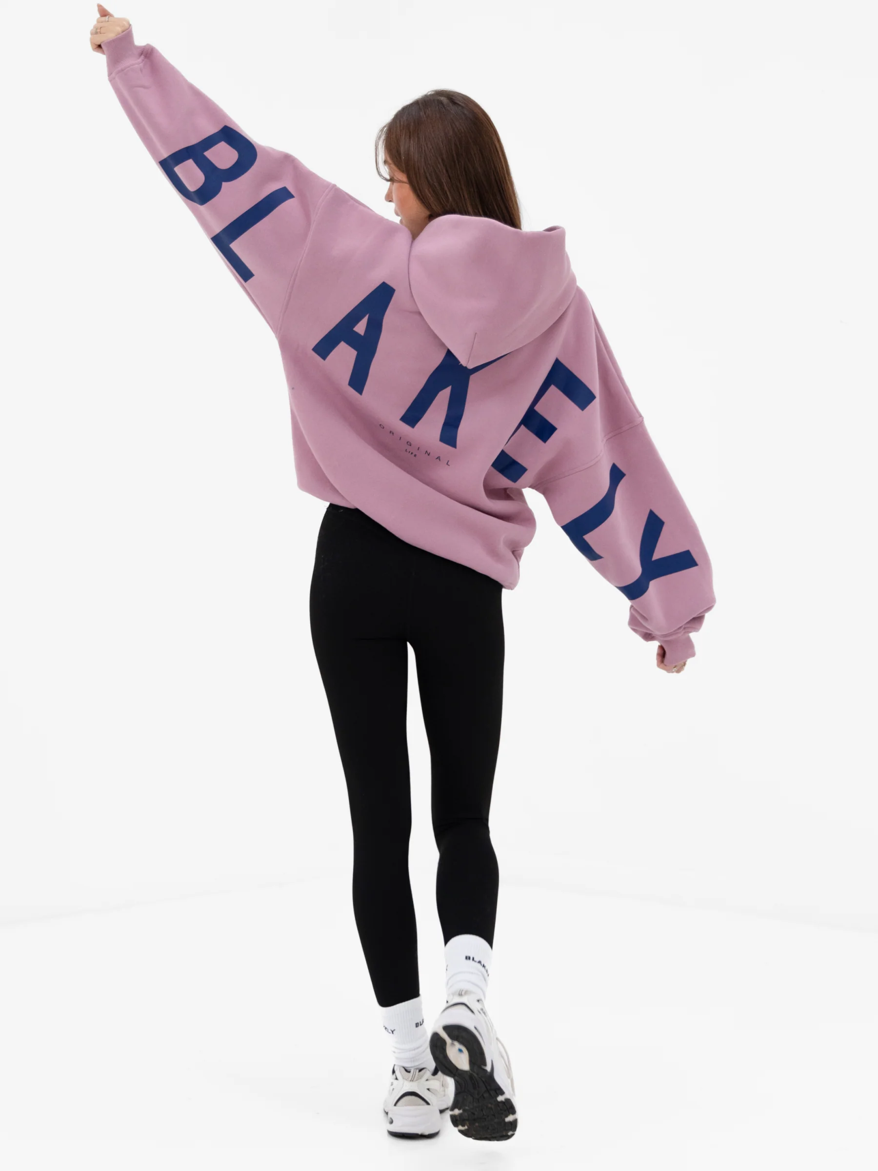 Isabel Oversized Hoodie - Soft Mauve - Image 3